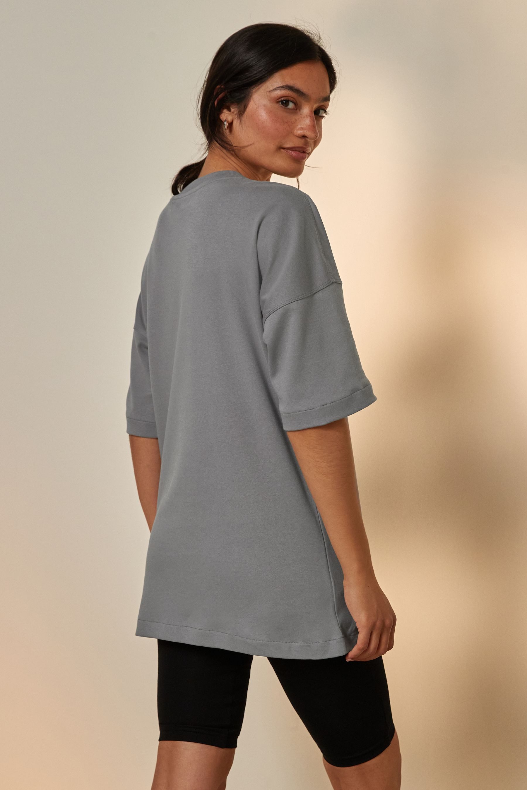 Next T-Shirt Oversize-T-Shirts aus 100 % Baumwolle, günstig online kaufen