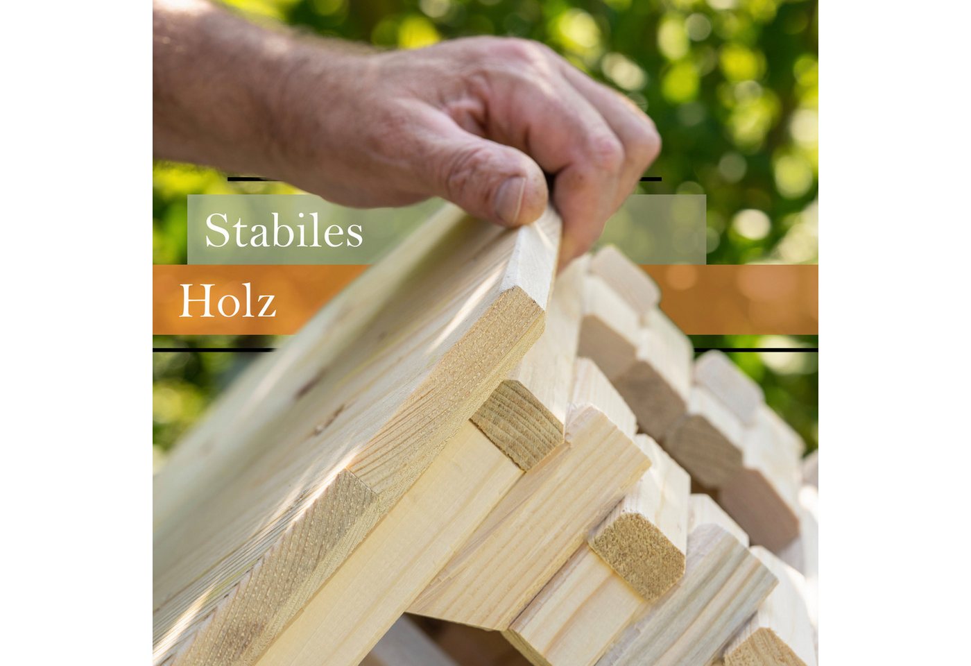 Thumbnail - DSH DEKO SHOP HANNUSCH Vogelhaus V16 natur Holzschindel