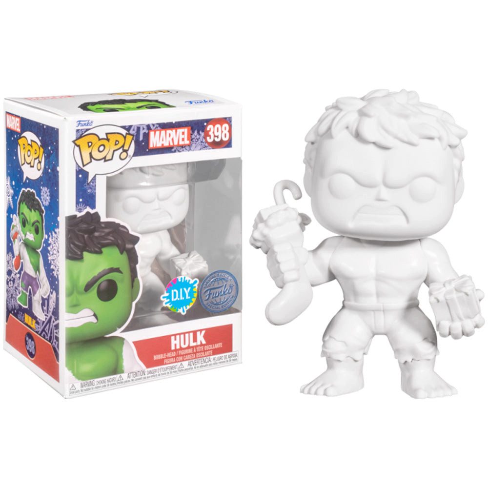 MARVEL Actionfigur Funko POP! Marvel Holiday Hulk, 10 cm