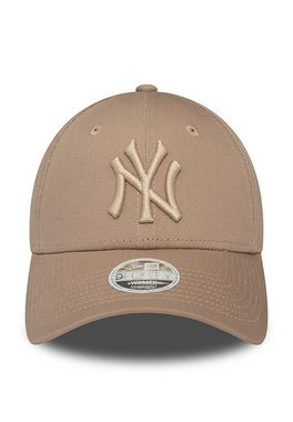 New Era Baseball Cap New Era Wmns League Ess 9Forty Adjustable Damen Cap NY YANKEES Braun