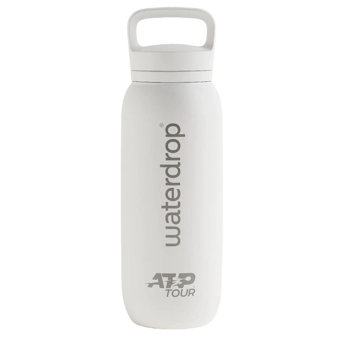 Dunlop Trinkflasche waterdrop x ATP Tour ATP Thermo Edelstahl (robuste, doppelwandige)