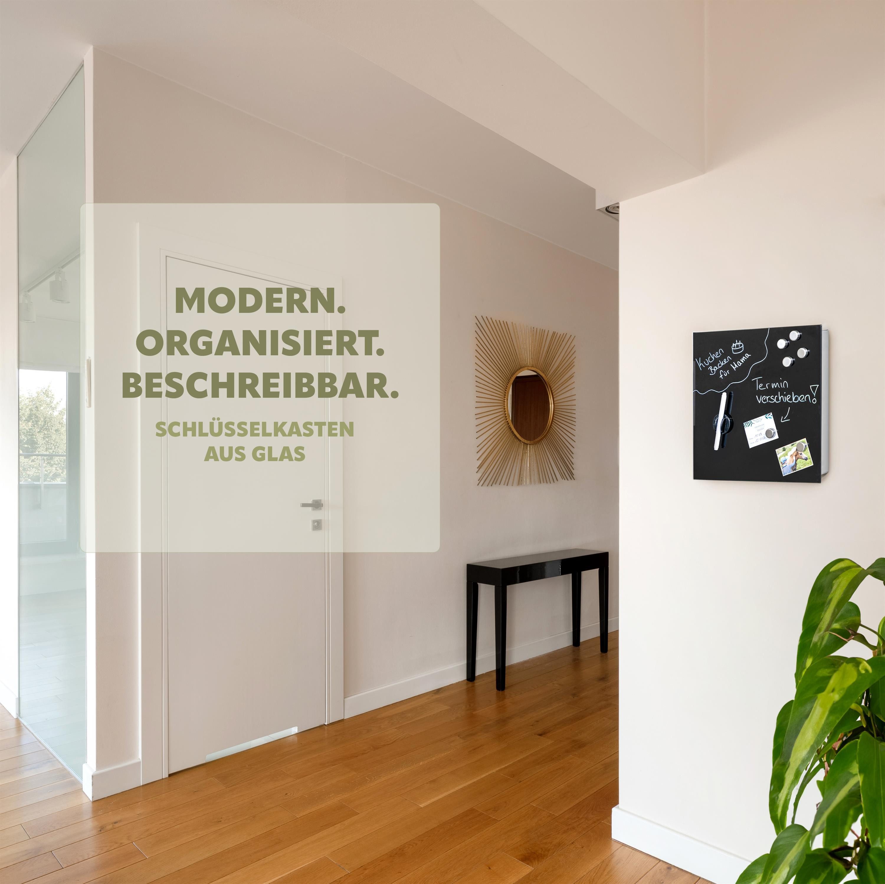 bremermann Schlüsselkasten XL schwarze Glasfront, 13 günstig online kaufen