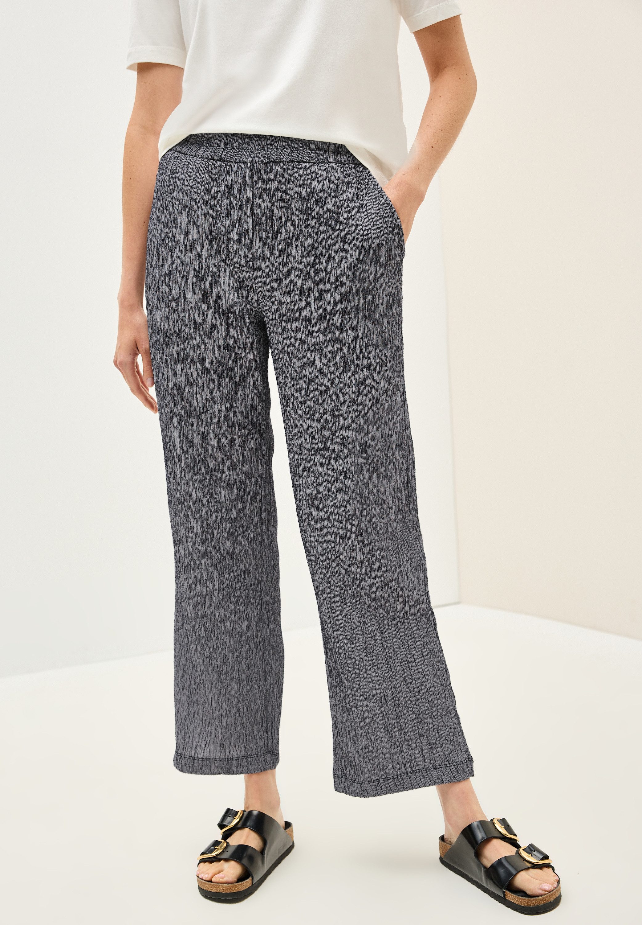 CECIL Stoffhose High Waist