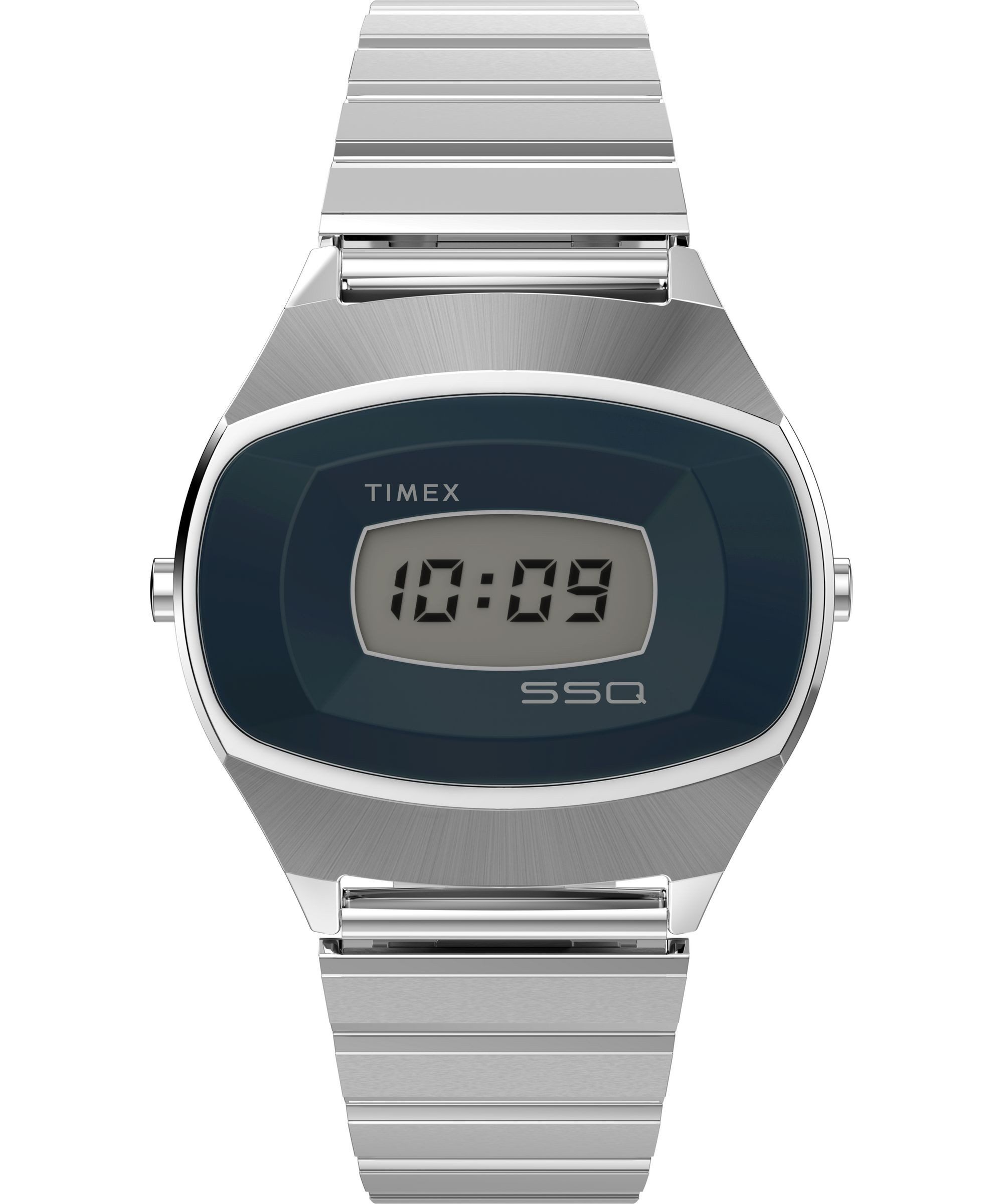 Timex Digitaluhr REISSUE TW2Y06100AJ, Quarzuhr, Armbanduhr, Herrenuhr, Edelstahlarmband