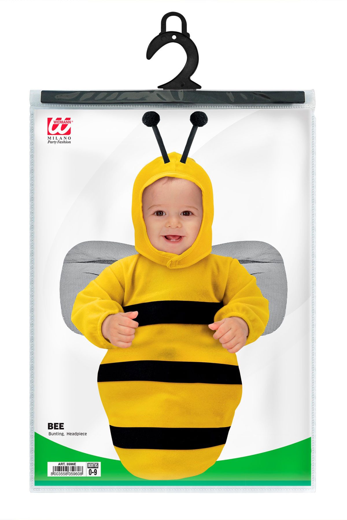 Widmann S.r.l. Kostüm Baby Tierkostüm 'Biene' Schlafsack 0-9 Monate, Sc