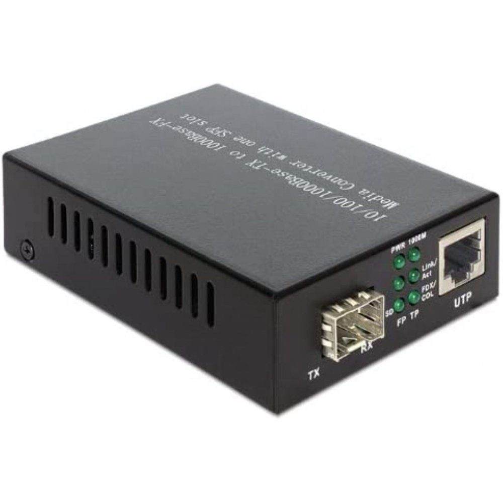 86220 - Medienkonverter 1000Base-T zu SFP - schwarz Medienkonverter