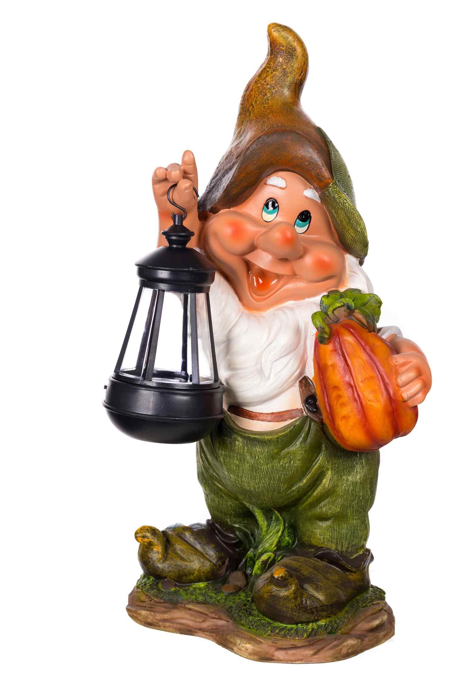 BIRENDY Dekofigur BIRENDY Gartenzwerg Gartenwichtel LED günstig online kaufen