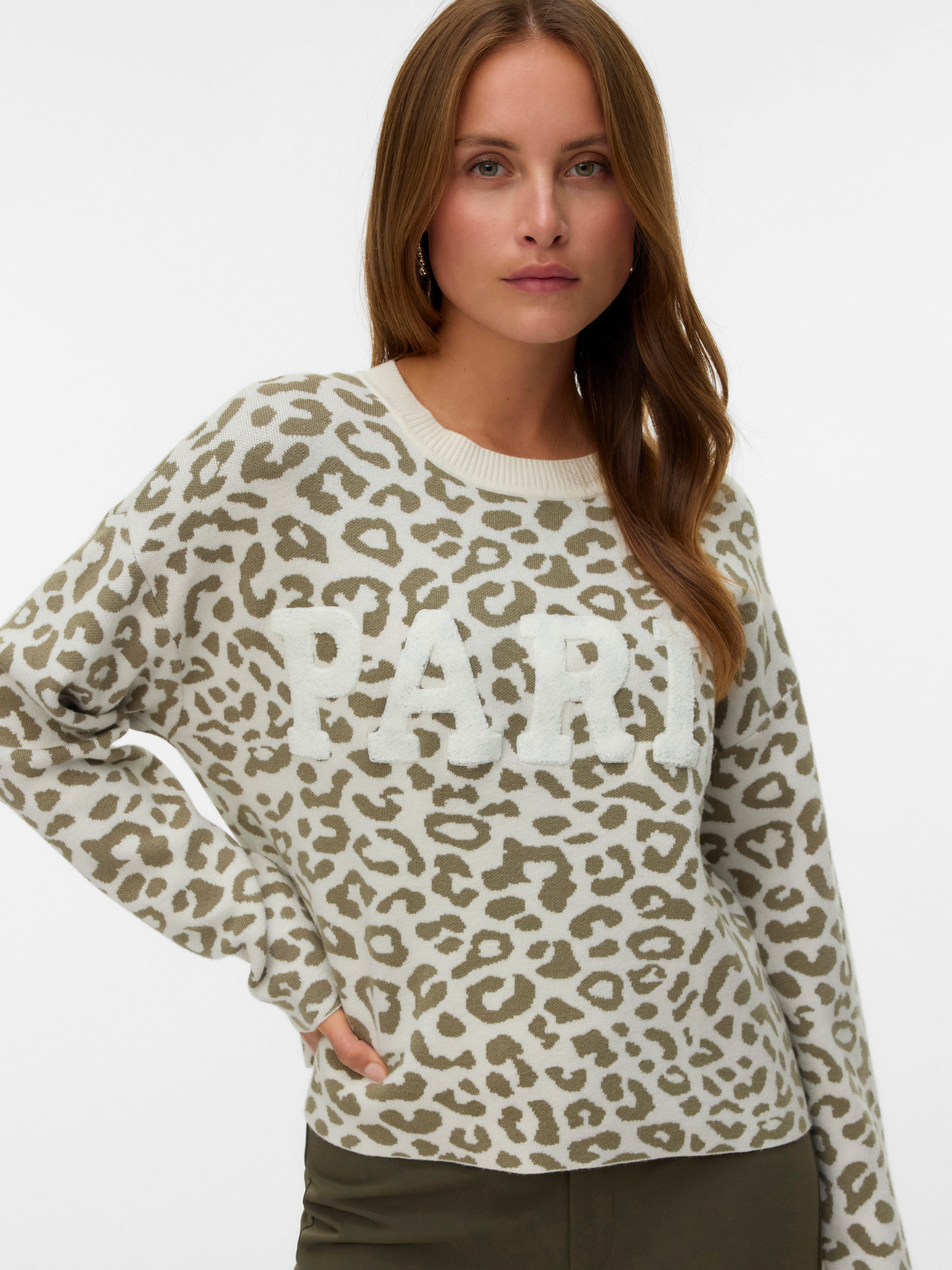 Vero Moda Strickpullover VMTRES BIEN LS O-NECK PULLOVER günstig online kaufen