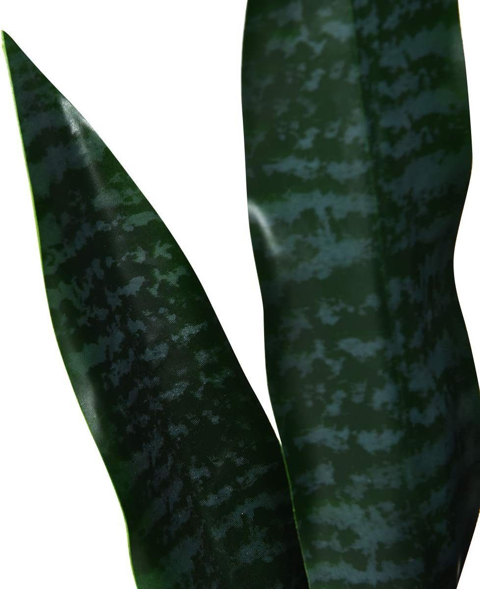 KOMFOTTEU, Ø Trifasciata, Bogenhanf Sansevieria cm im cm, 90 Kunstpflanze Höhe Topf 16 Künstliche 90 cm