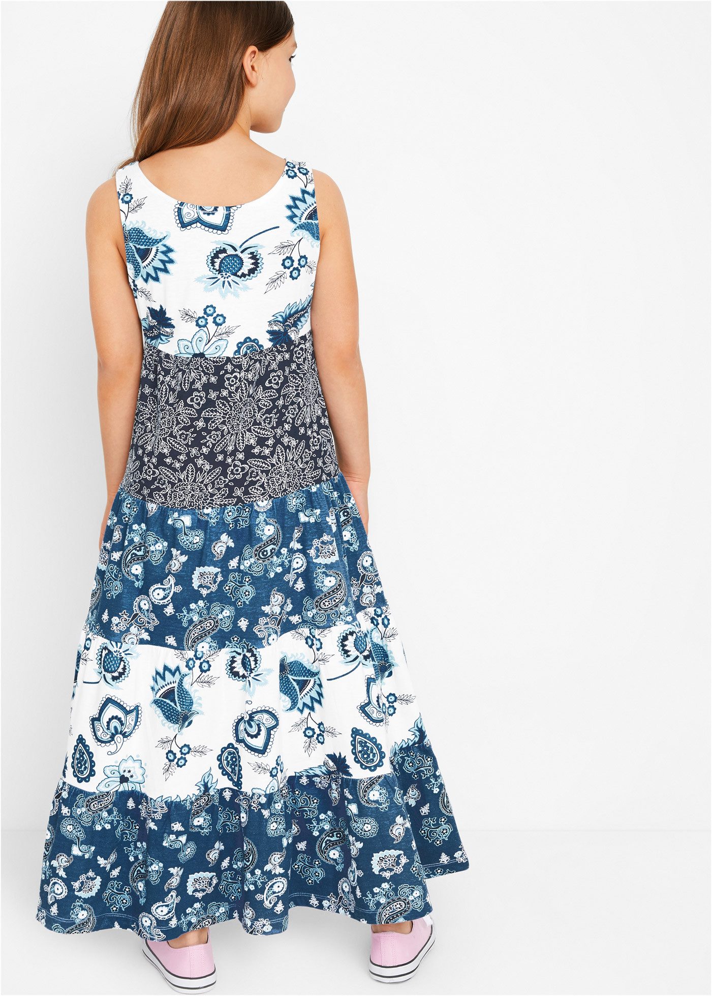 bonprix Jerseykleid (1-tlg) für Frühling und Sommer, Maxi-Kleid, regular fit