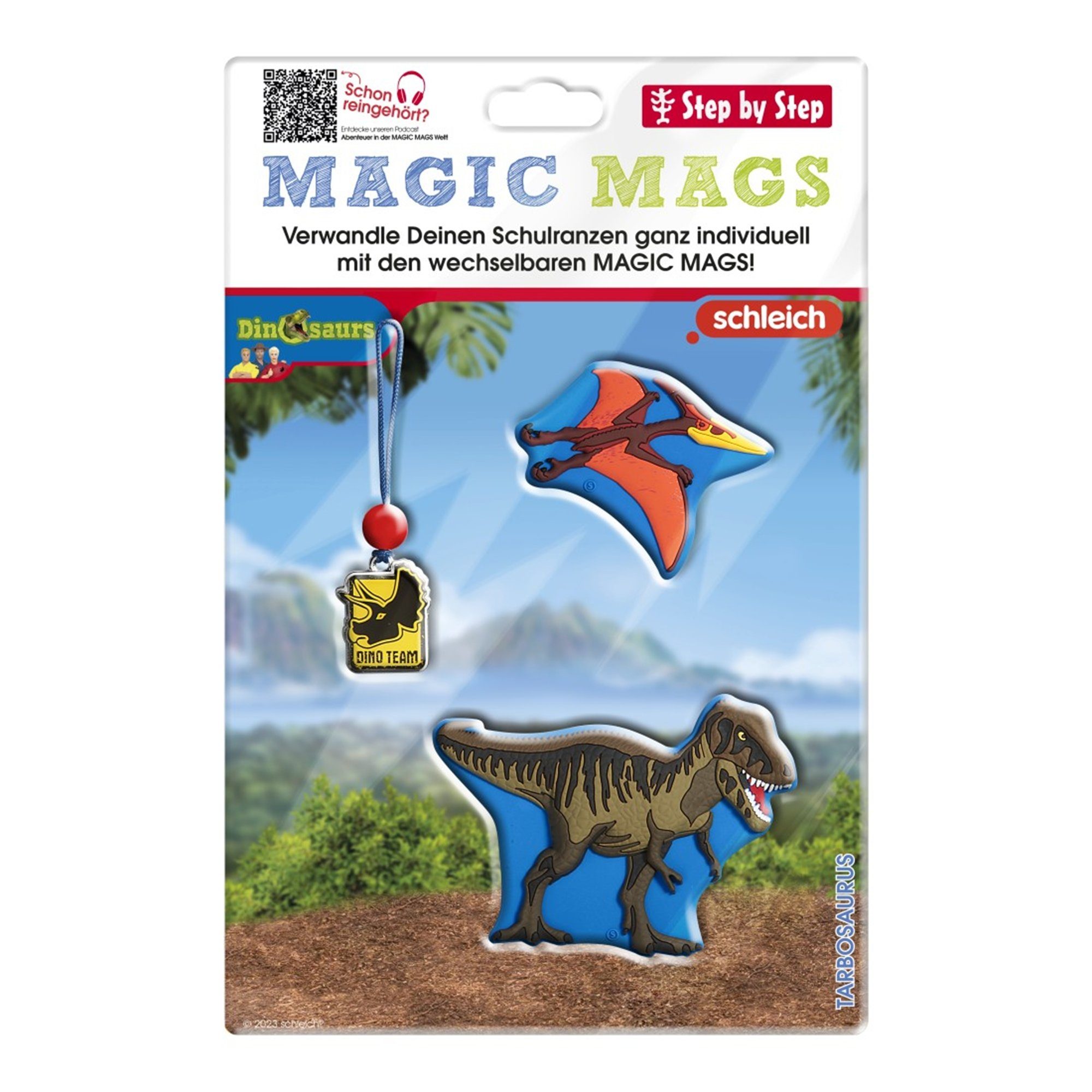 Step by Step Schulranzen MAGIC MAGS Dinosaurs,Tarbosaurus