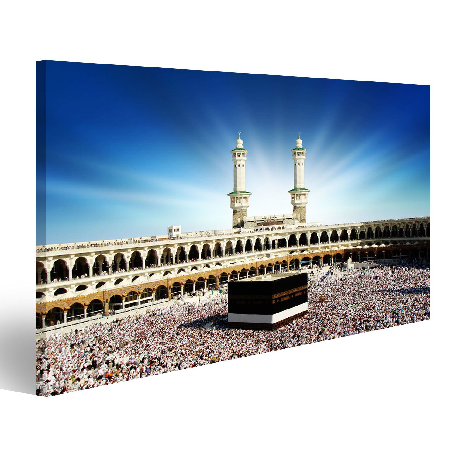 islandburner Leinwandbild Bild auf Leinwand Kaaba Mekka Saudi Arabien Wandbild Leinwandbild Wan