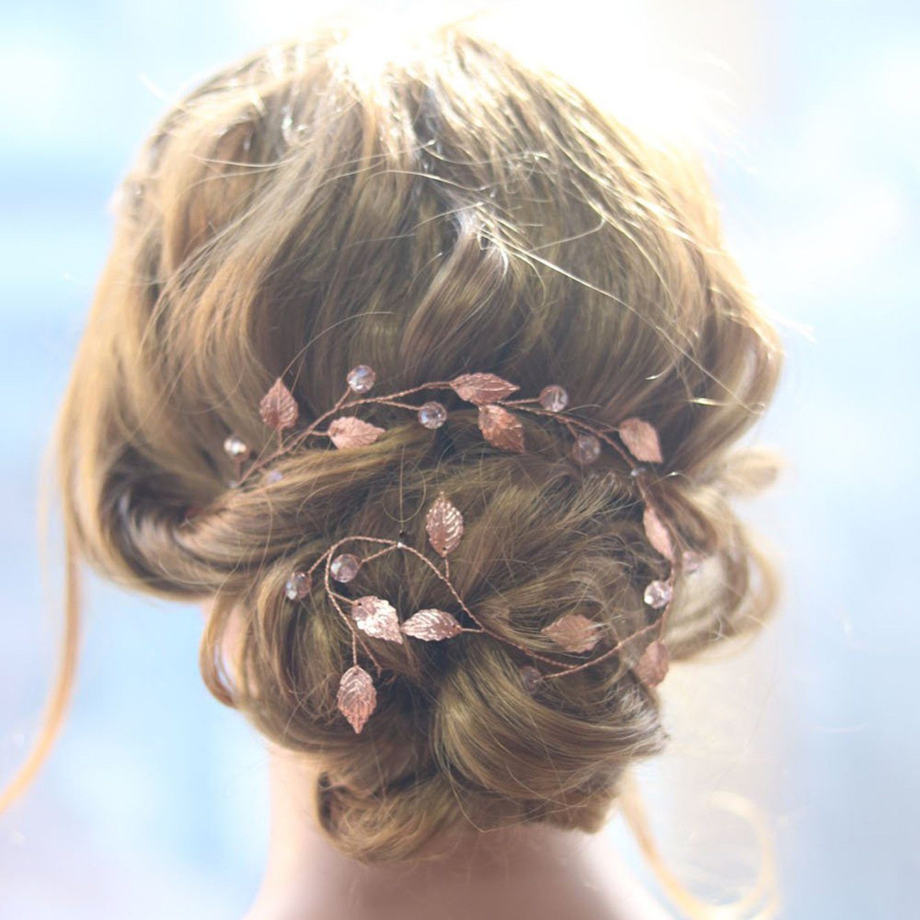 WaKuKa Diadem Hübscher Haarschmuck für Damen mit Kristallen, Braut-Haarspangen (1-tlg)