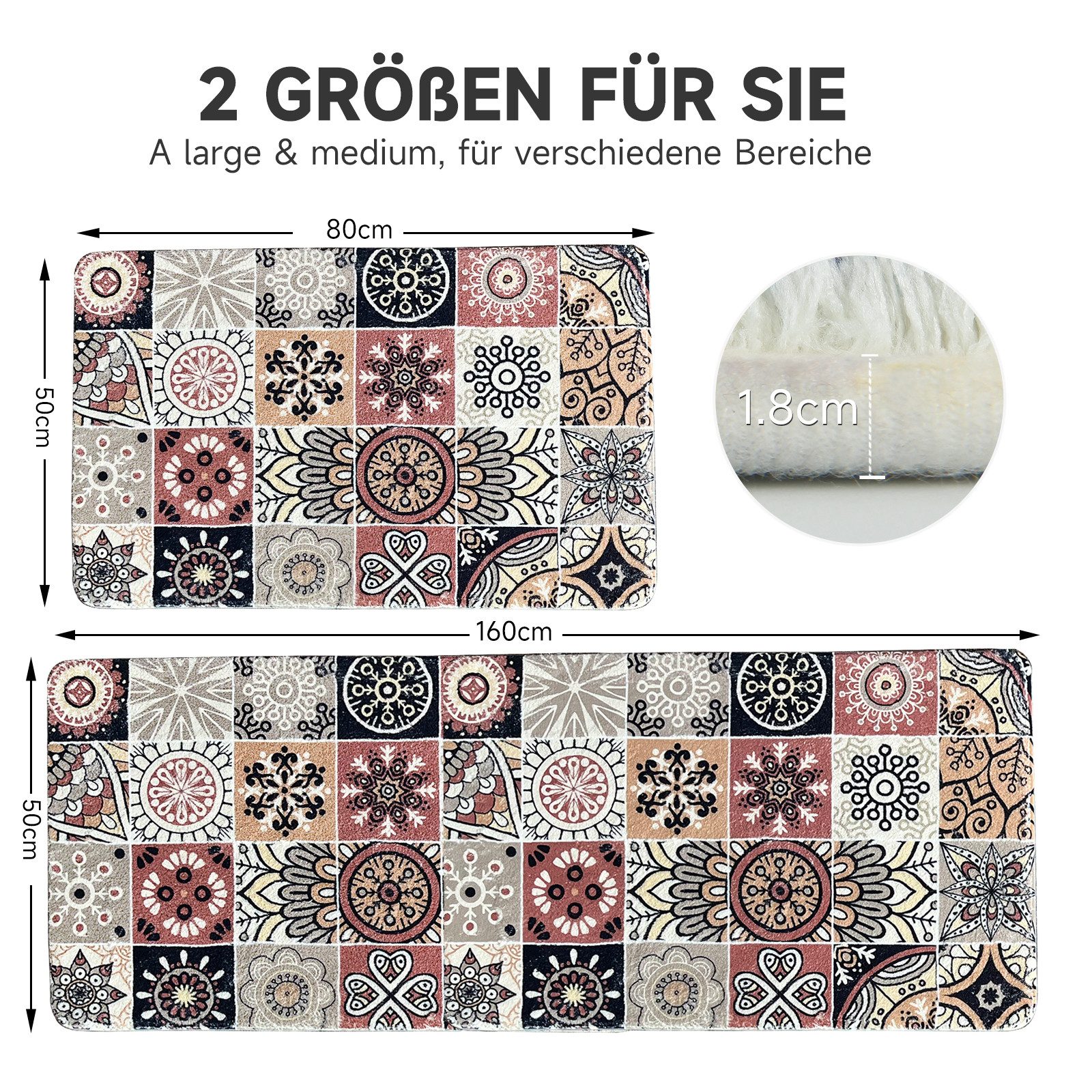 HOMELUX Badematte Badematte Badvorleger Badteppich Duschvorleger günstig online kaufen
