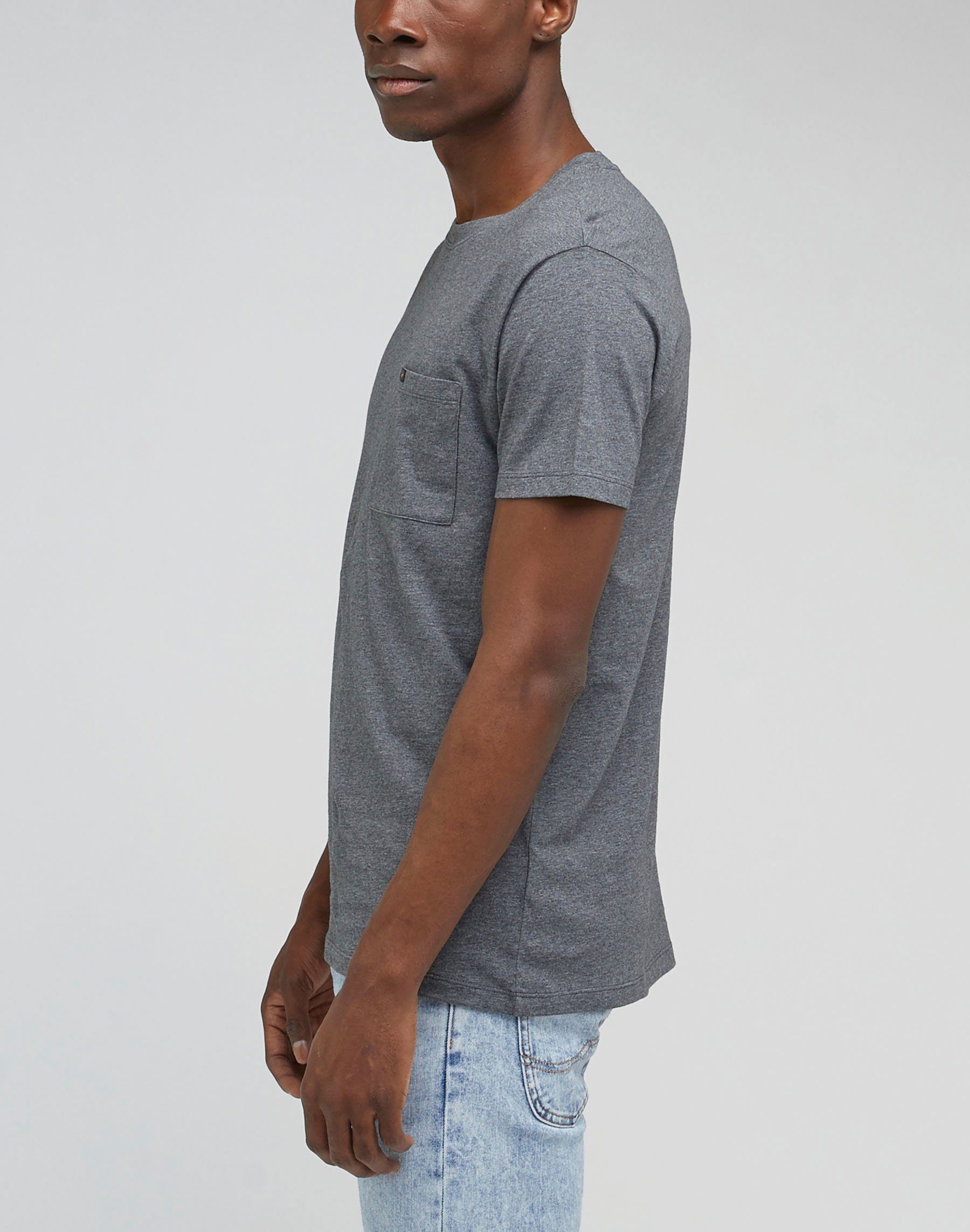 T-Shirt Lee® washed black ULTIMATE POCKET