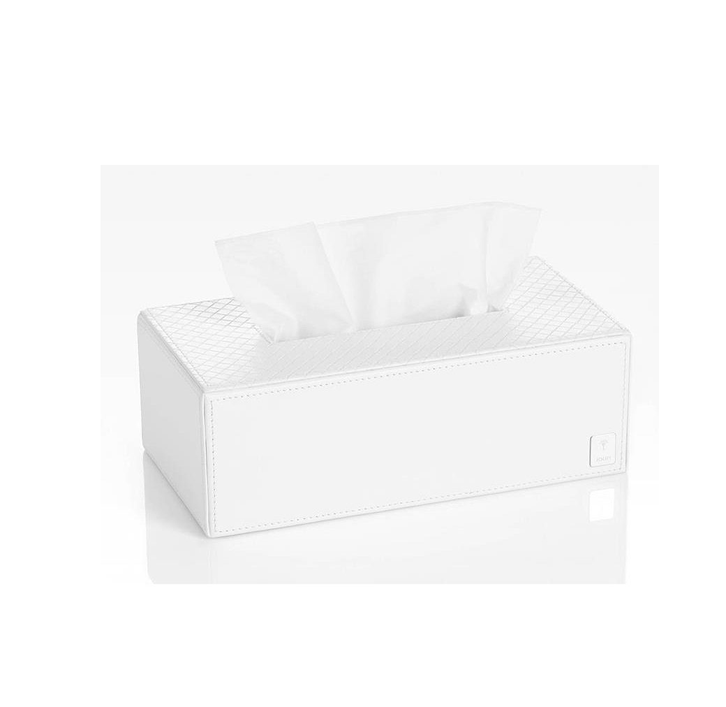 JOOP! Papiertuchbox JOOP! Papiertuchbox rechteckig zum darüberstülpen, Unterseite offen, elegante Lederoptik