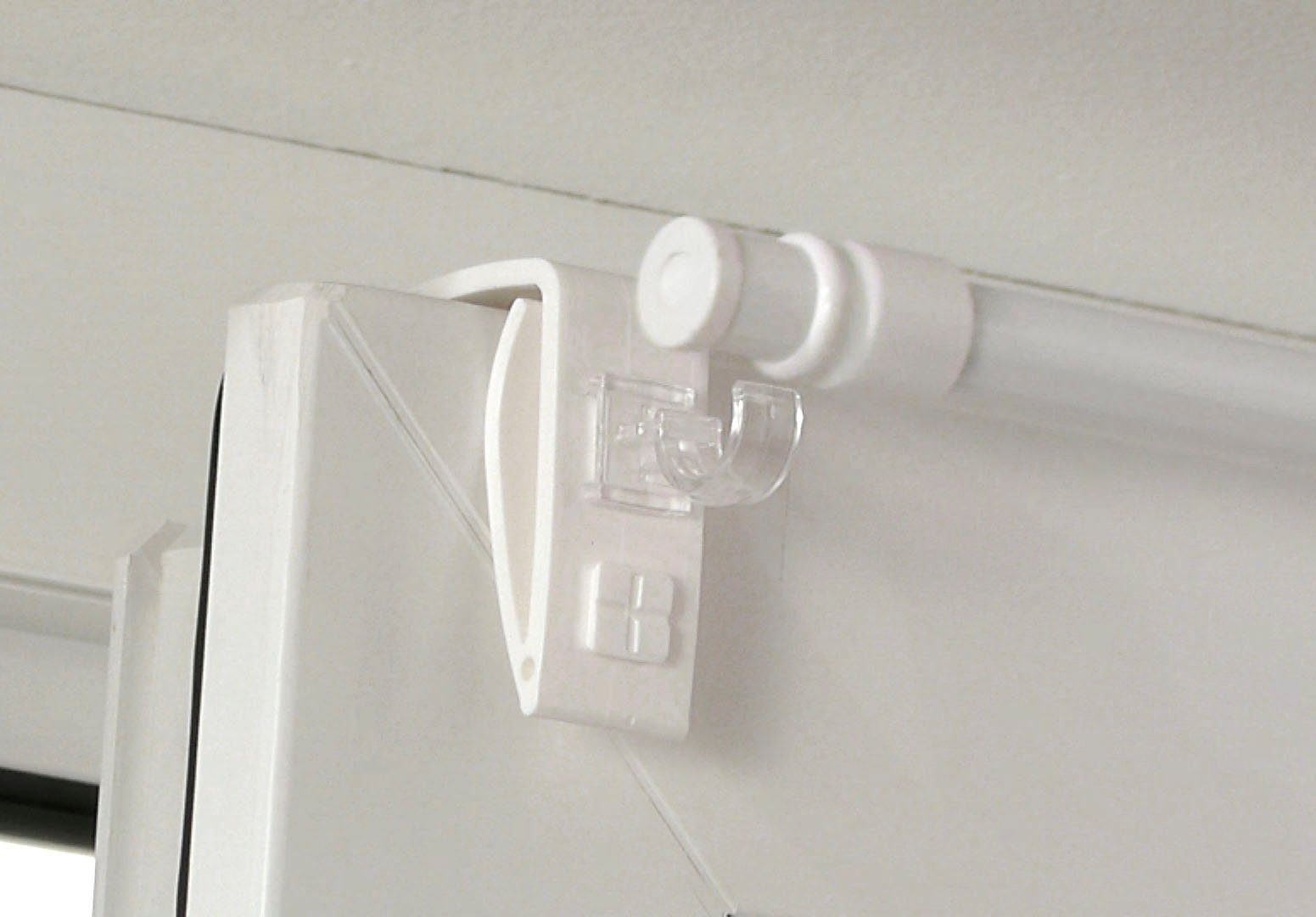 GARDINIA Gardinenstangenhalter Klemmträger Easy Click Vitrage, Caféhausstange, (2-St), Zubehör Vitragestangen/Caféhausstangen – Bild 5 von 5