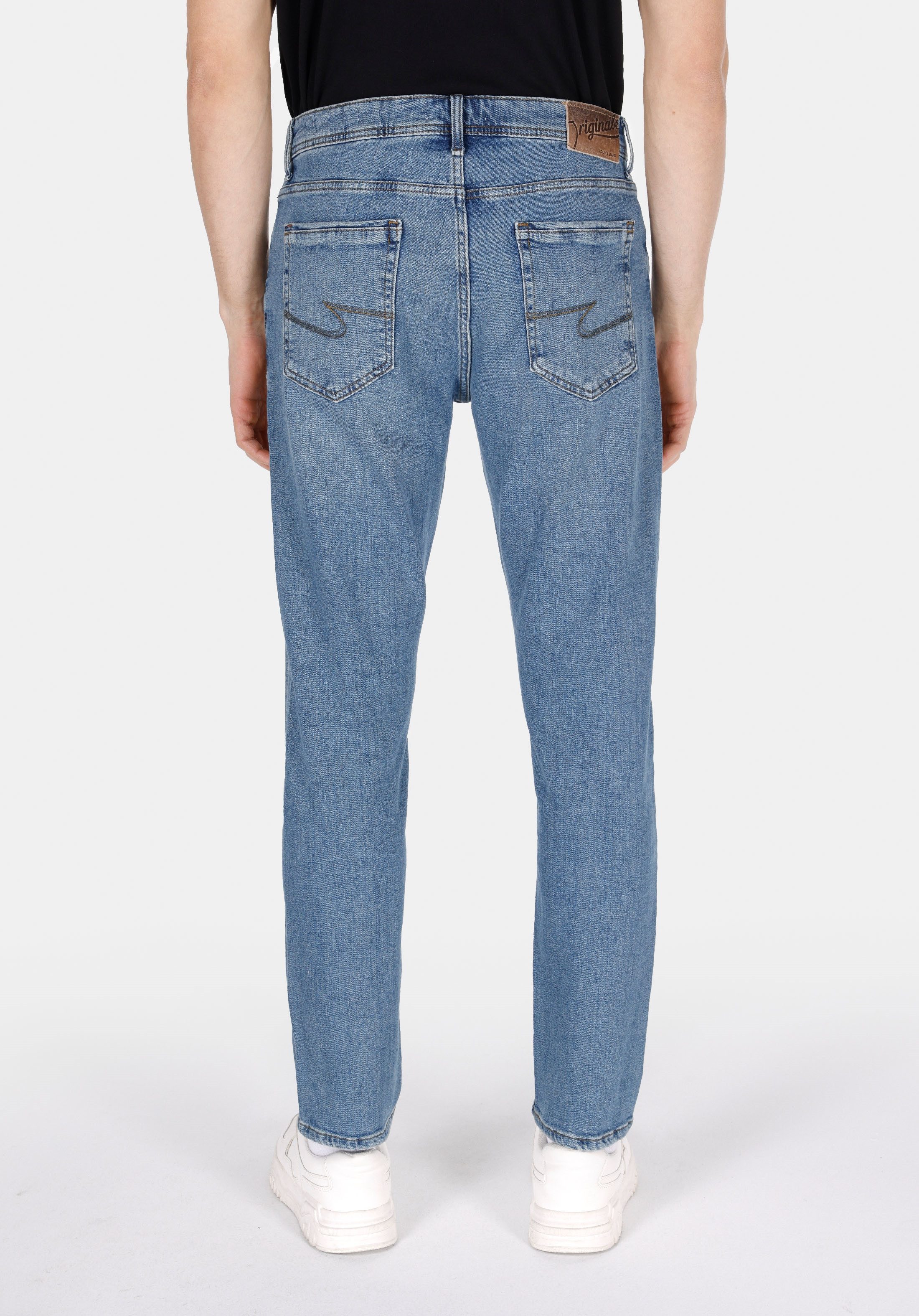 Colins Stretch-Jeans Colins Herrenjeans mit normaler Passform und mittlerer Taille und koni