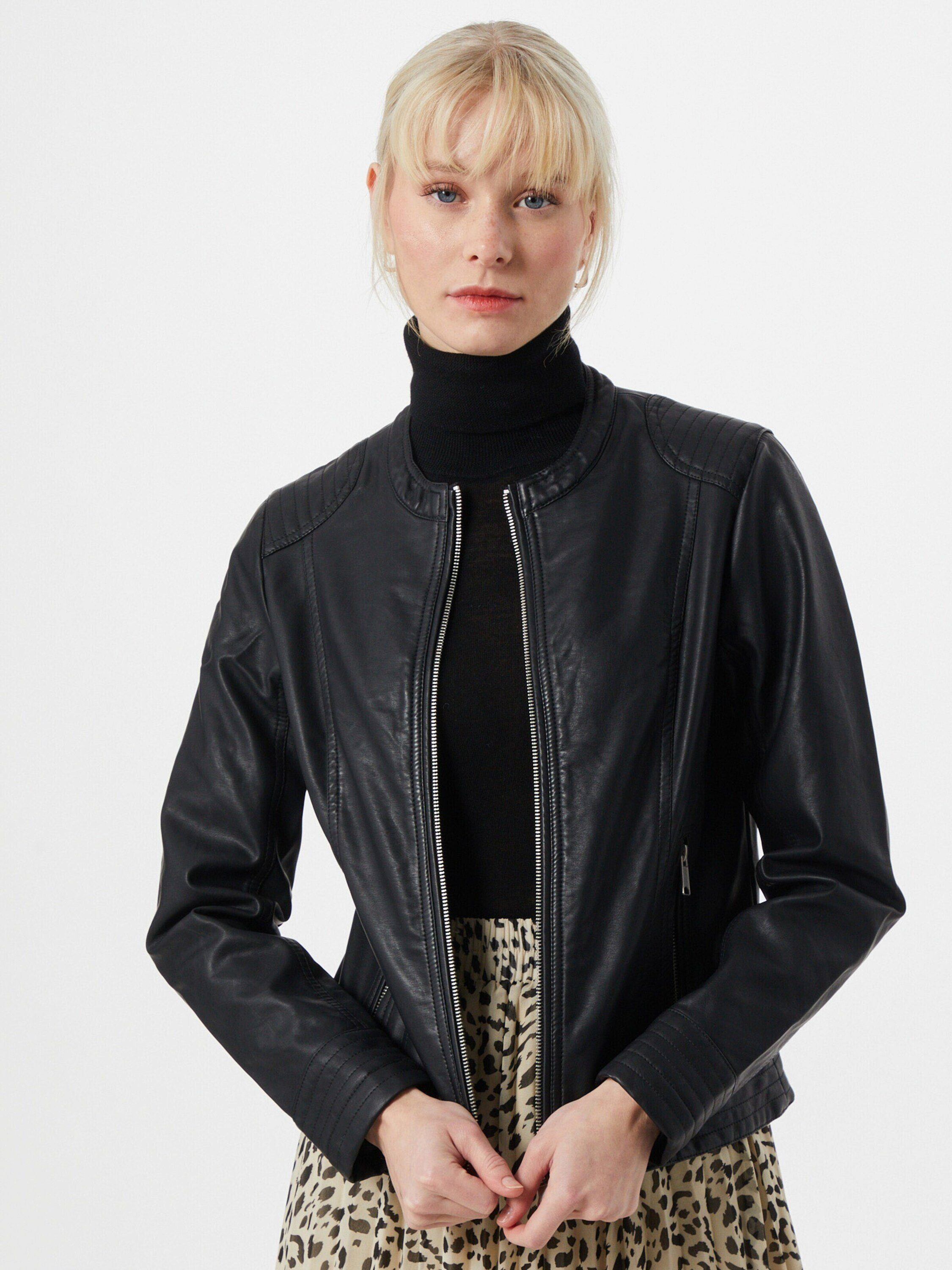 b.young Lederimitatjacke BYACOM Damen Kunstlederjacke günstig online kaufen