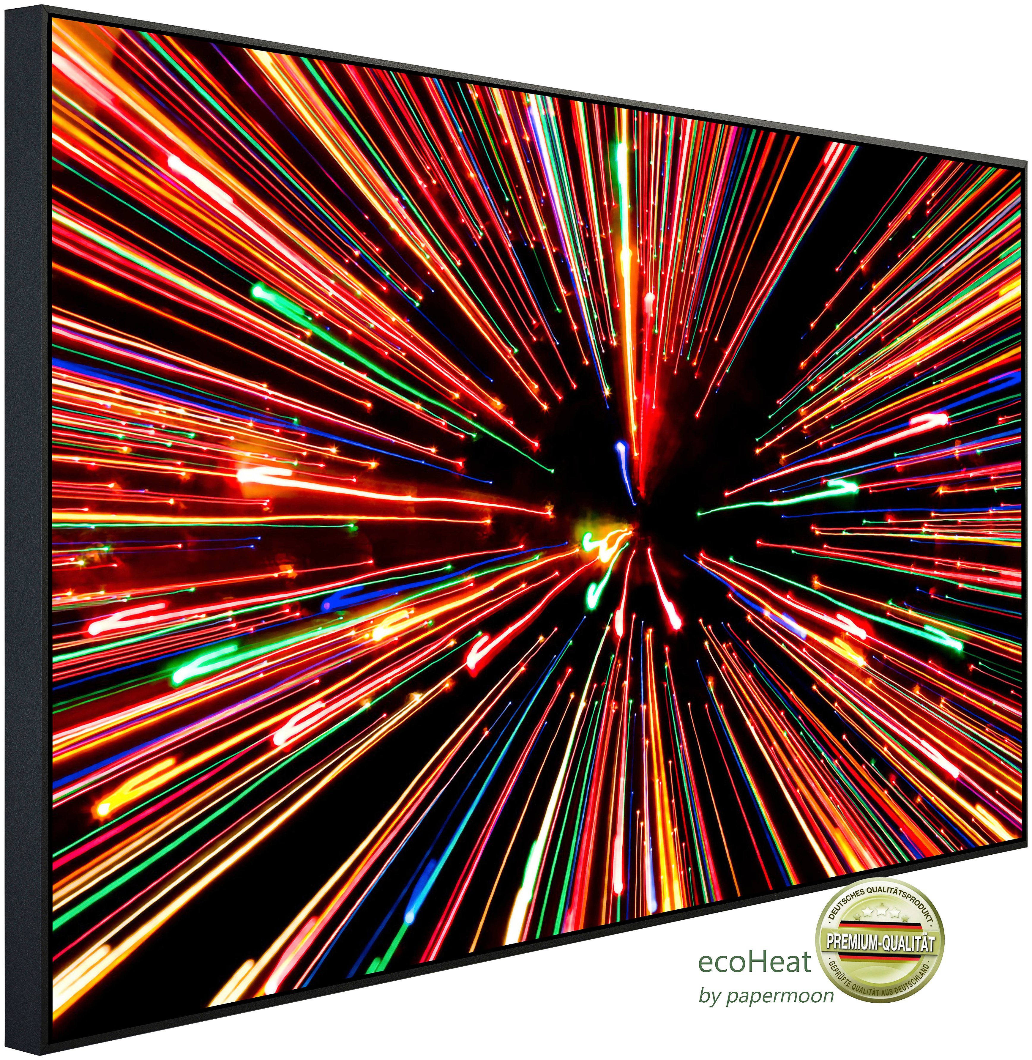 Infrarotheizung Abstrakte streifende Lichter