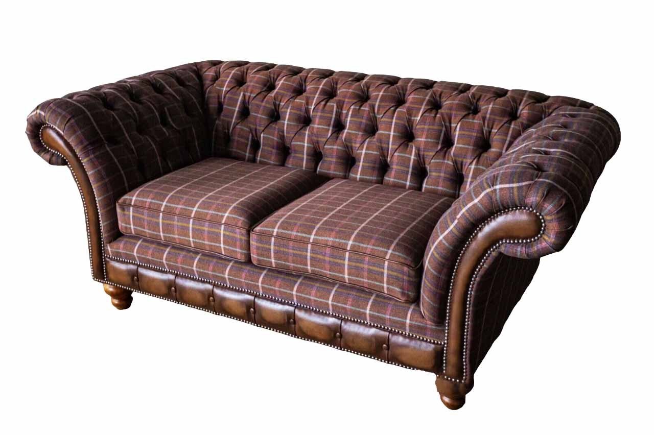 JVmoebel Chesterfield Klassisch Wohnzimmer Chesterfield-Sofa, Sofas Zweisitzer Sofa Design