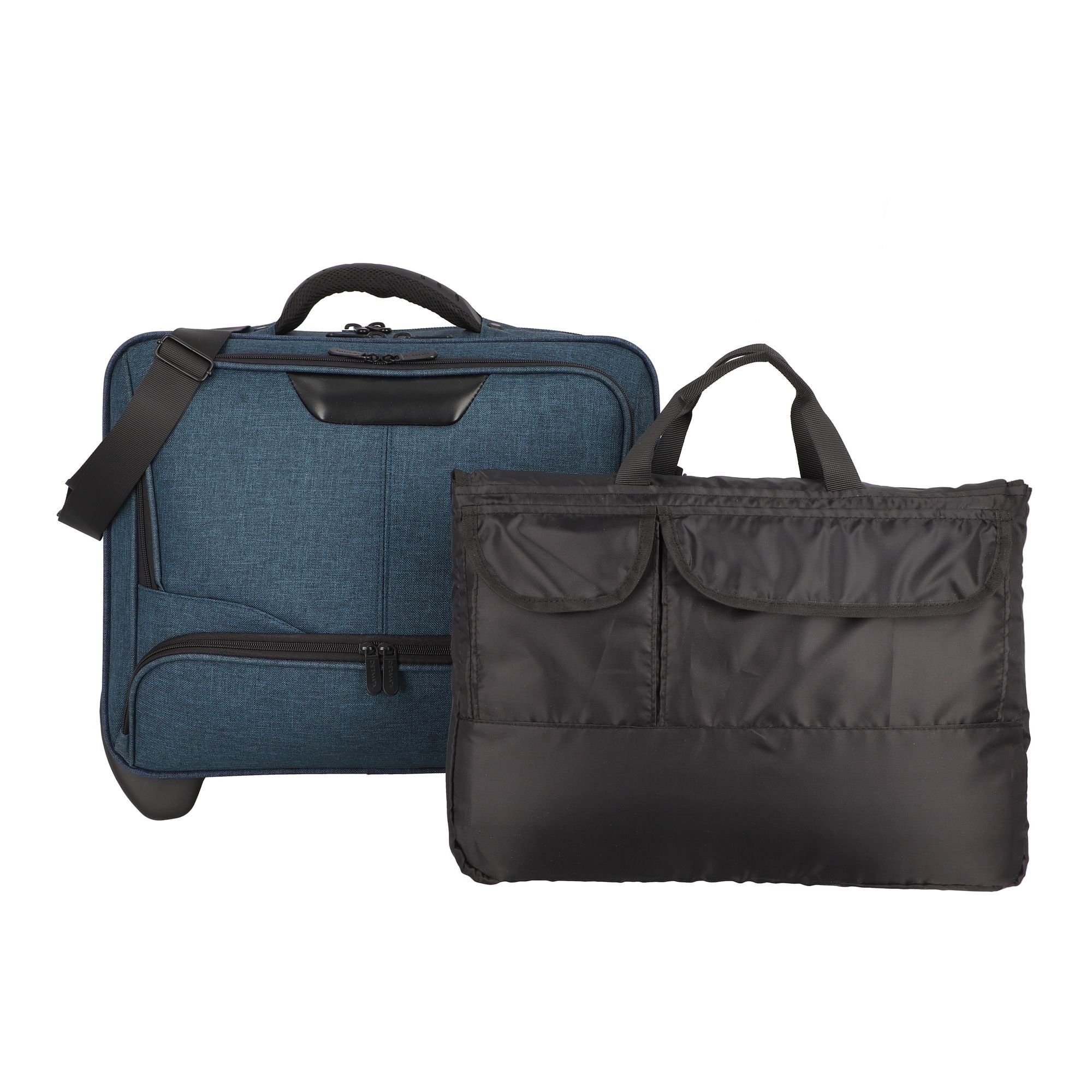 Dermata Business-Trolley, 2 Rollen, Canvas