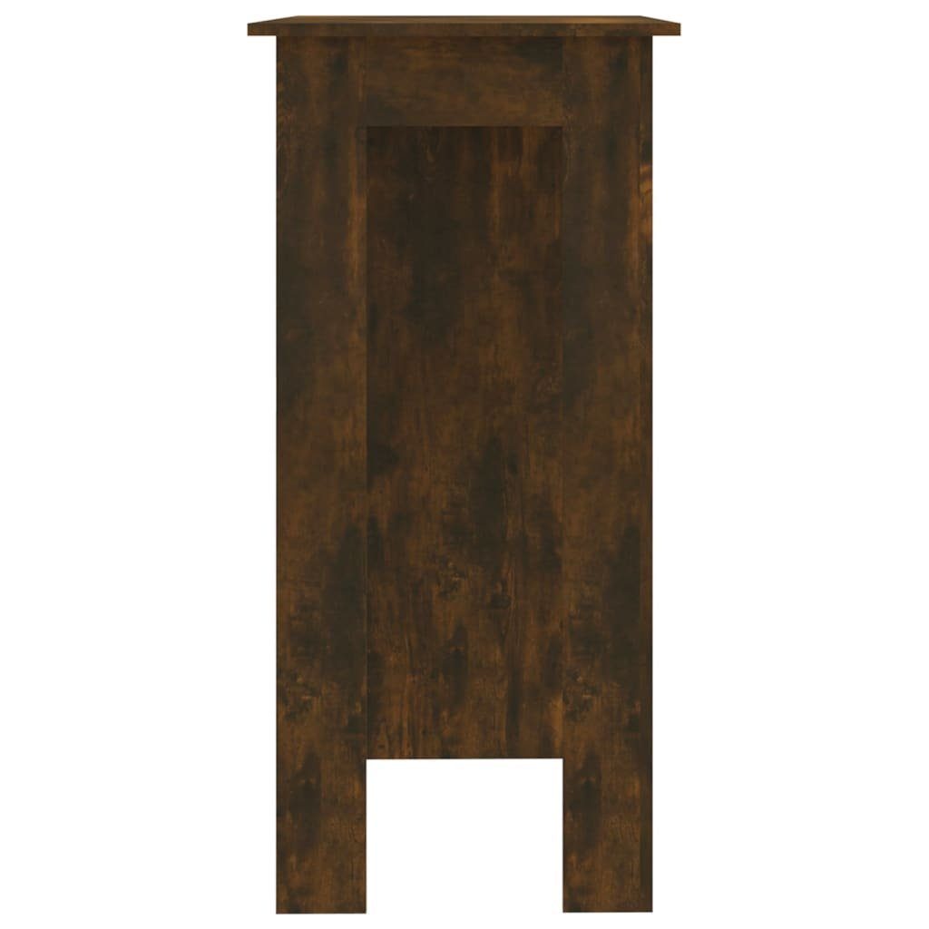 Räuchereiche cm Esstisch Regal Holzwerkstoff vidaXL Räuchereiche mit 102x50x103,5 Räuchereiche (1-St) Bartisch |