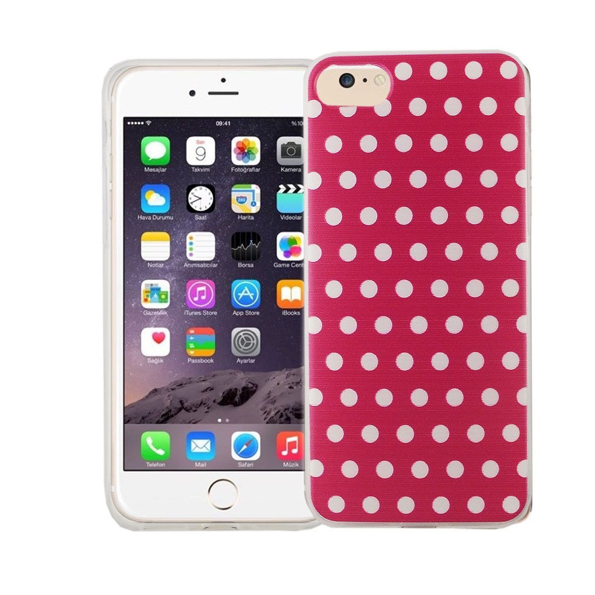 König Design Handyhülle Apple iPhone 7, Apple iPhone 7 Handyhülle Bumper Backcover Rosa