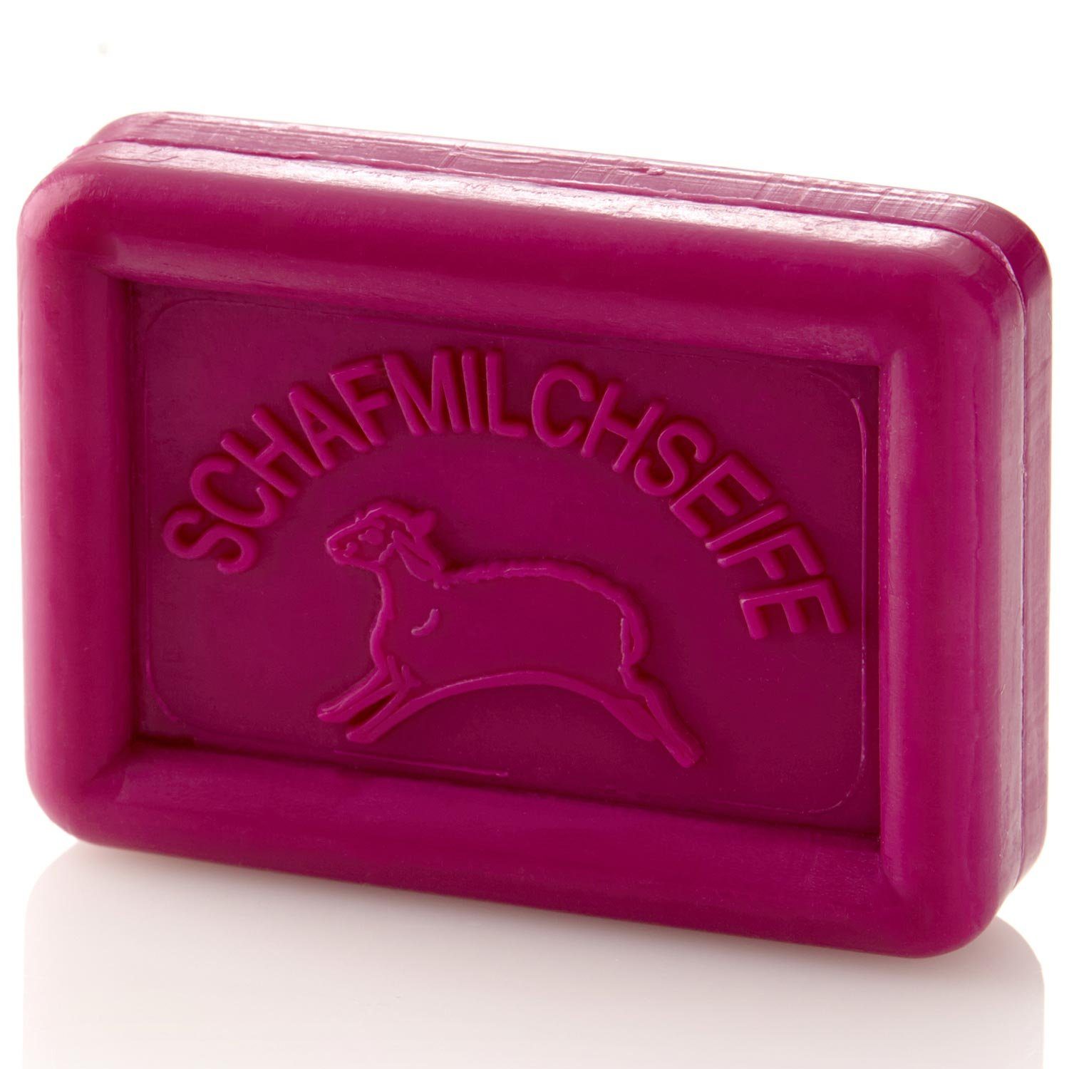 Ovis Handseife Schafmilchseife Naturseife "Waldbeere" aus Österreich, Blockseife