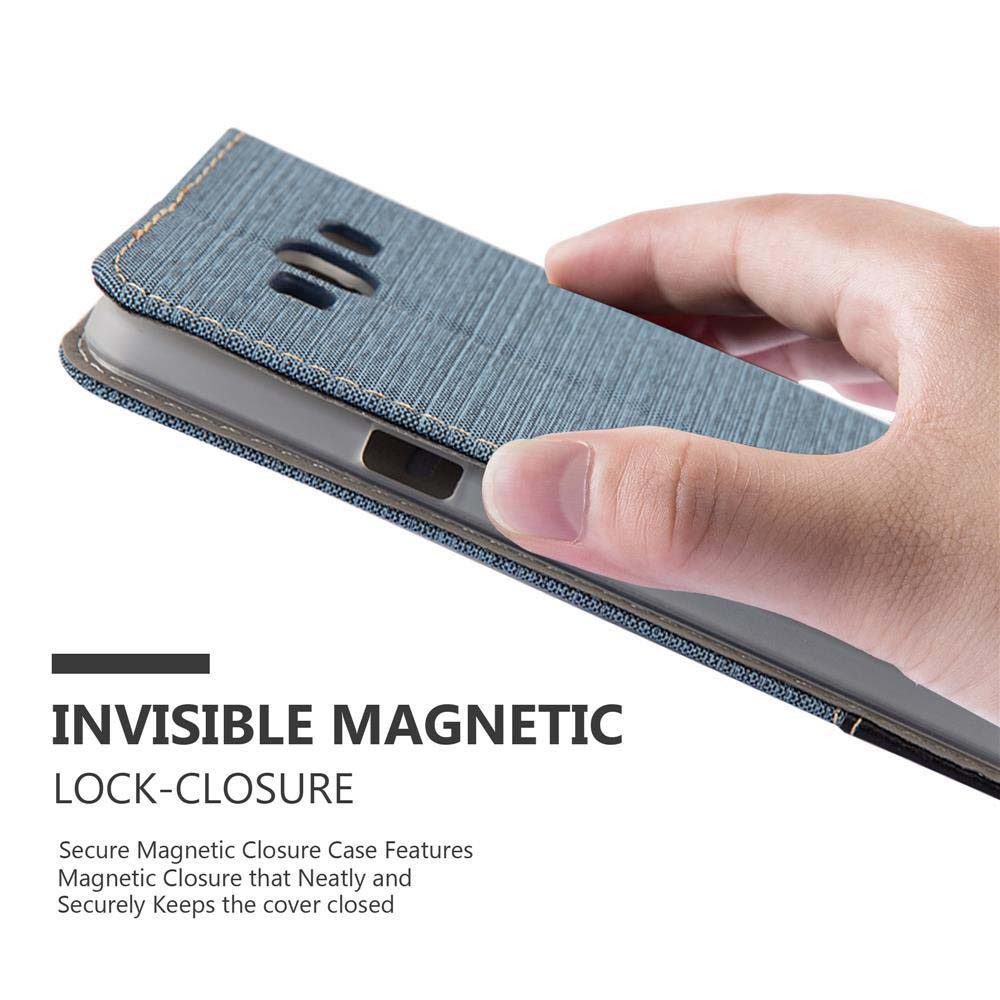 Cadorabo Handyhülle für Samsung Galaxy A7 2015 Hülle Samsung Galaxy A7 2015, Klappbare Handy Schutzhülle - Hülle - mit Standfunktion und Kartenfach