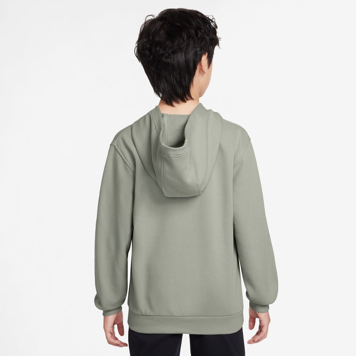 Nike Sweatshirt K NSW CLUB FT HD FZ LS LBR SPRUCE FOG/WHITE