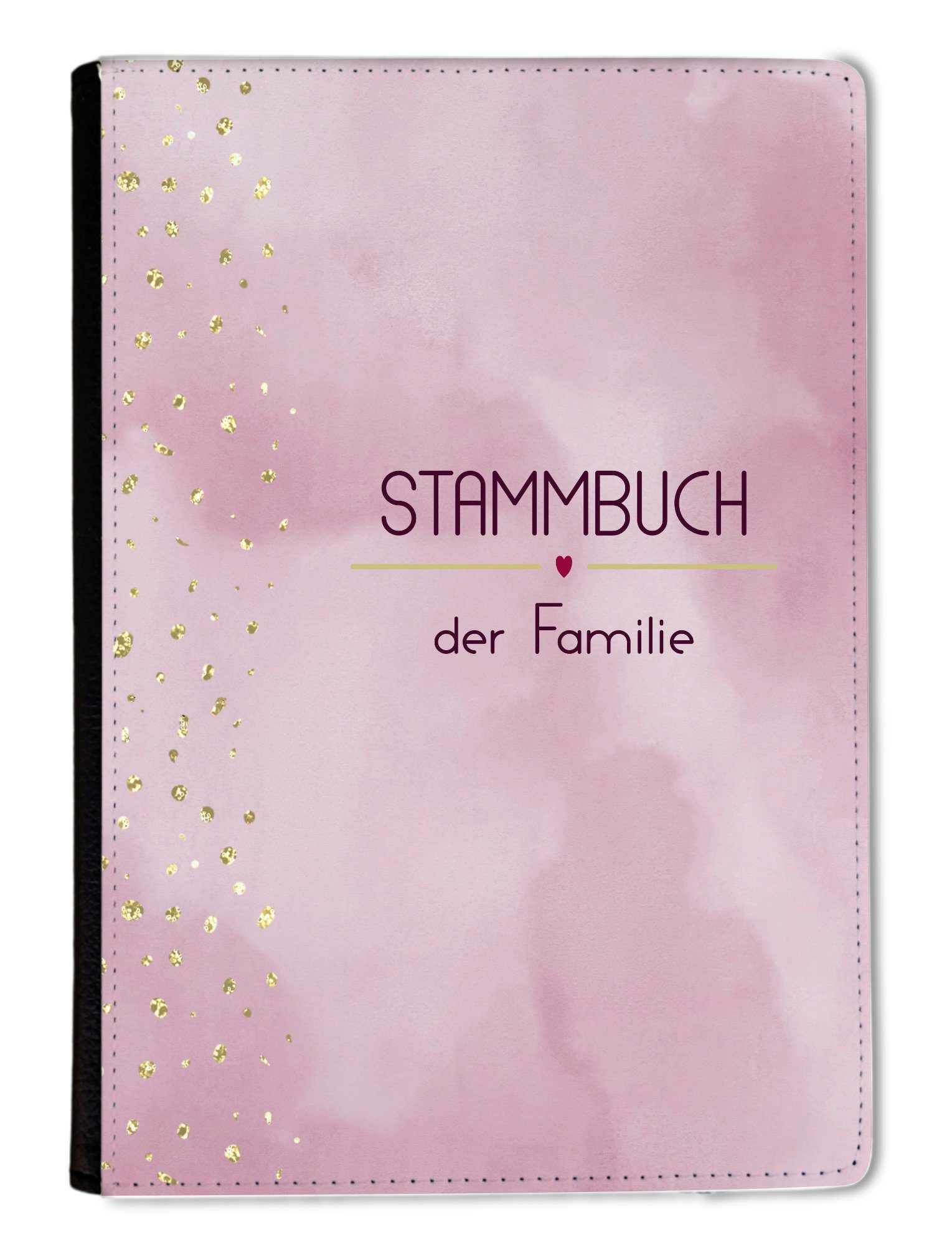 Glitter Stammbuch A5 CreaDesign Rosa Notizbuch