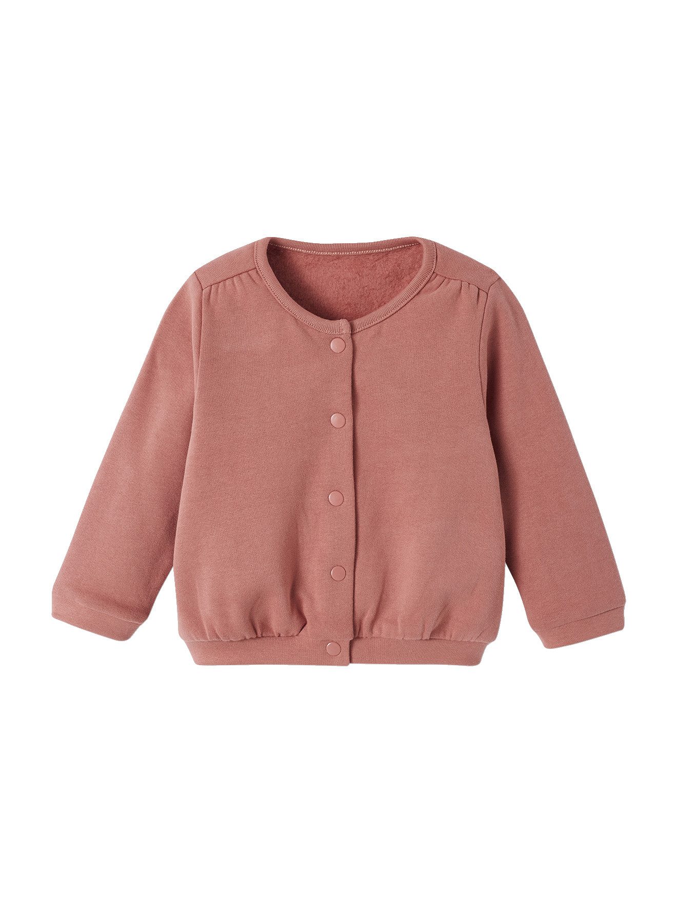 vertbaudet A-Linien-Kleid Mädchen Baby-Set: Kleid, Strickjacke & Haarband