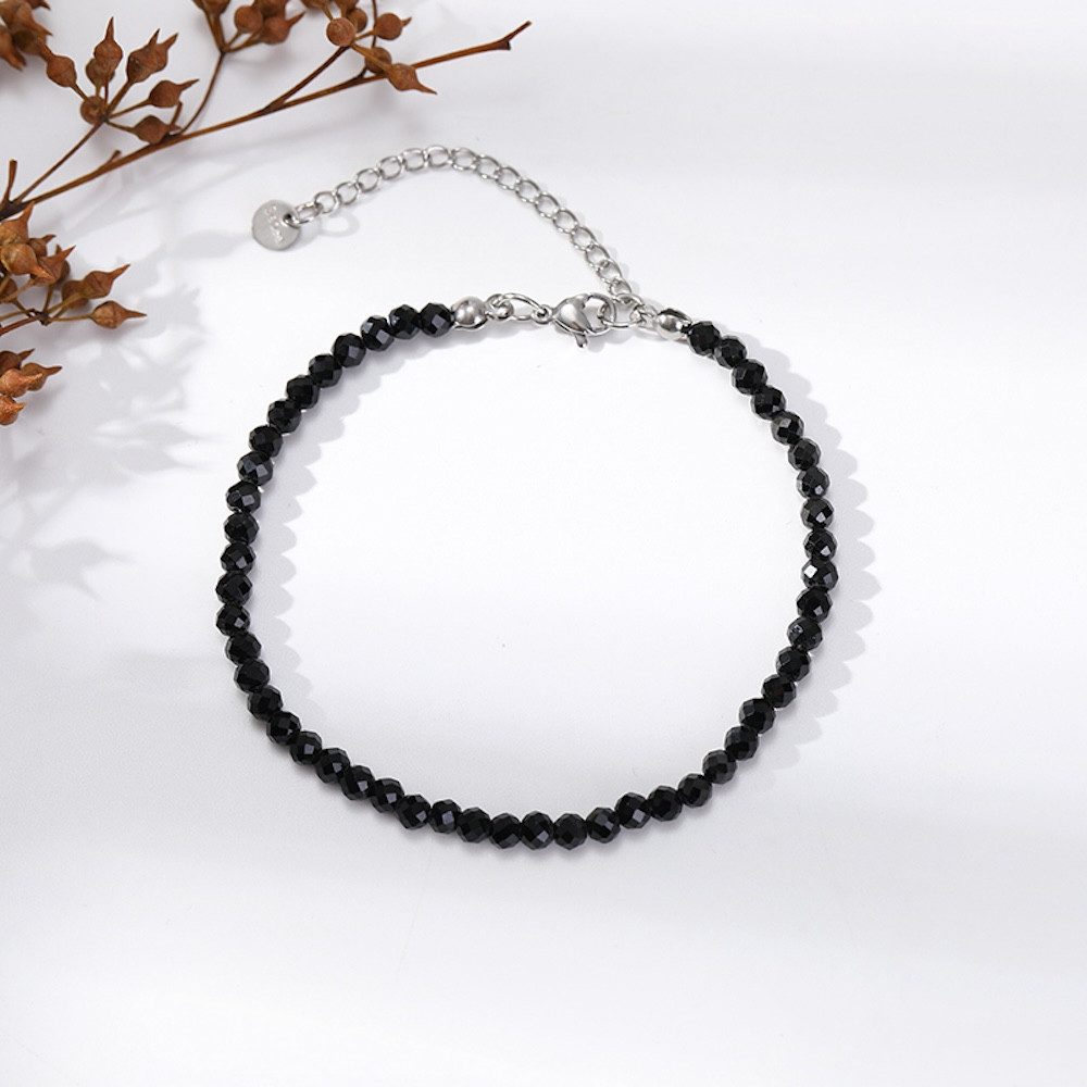 Kim Johanson Fußkette Naturstein Perlenfußkette (1-tlg), mit Edelstahlversc günstig online kaufen