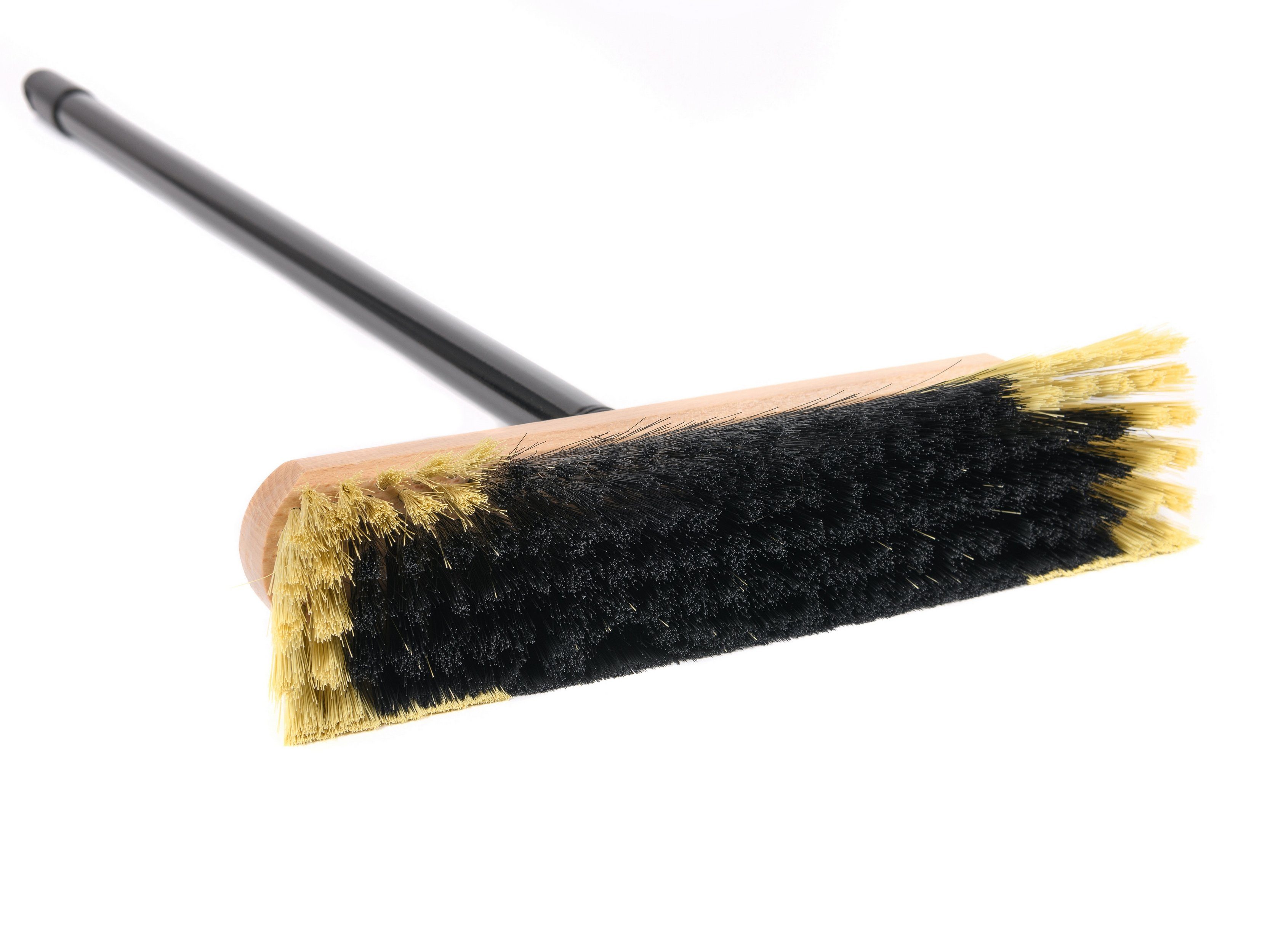 BawiTec Kehrgarnitur Hochwertiger Zimmerbesen Haushaltsbesen Besen mit Stiel, Fliesen, Laminat, Vinylböden, Parkettböden, Korkböden, PVC-Böden