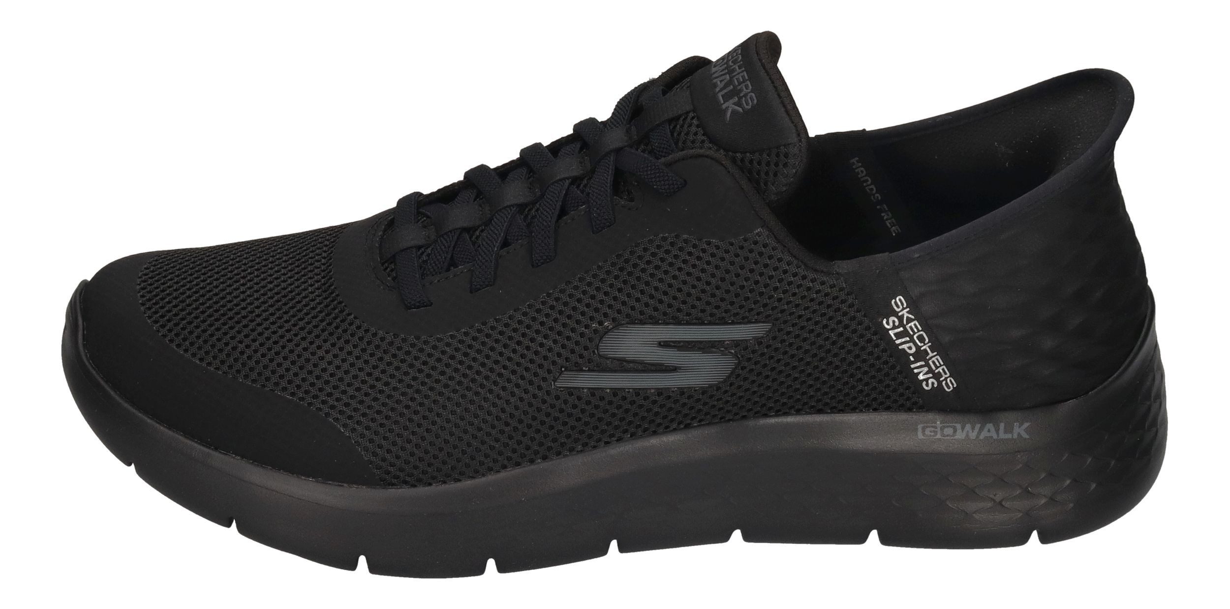 Skechers GO WALK FLEX HANDS UP 216324 Sneaker Black Black günstig online kaufen