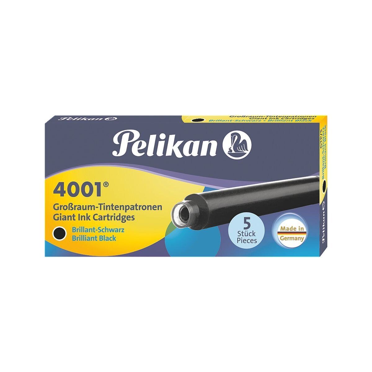 Pelikan 4001 Tintenpatrone (5-tlg., auswaschbar)