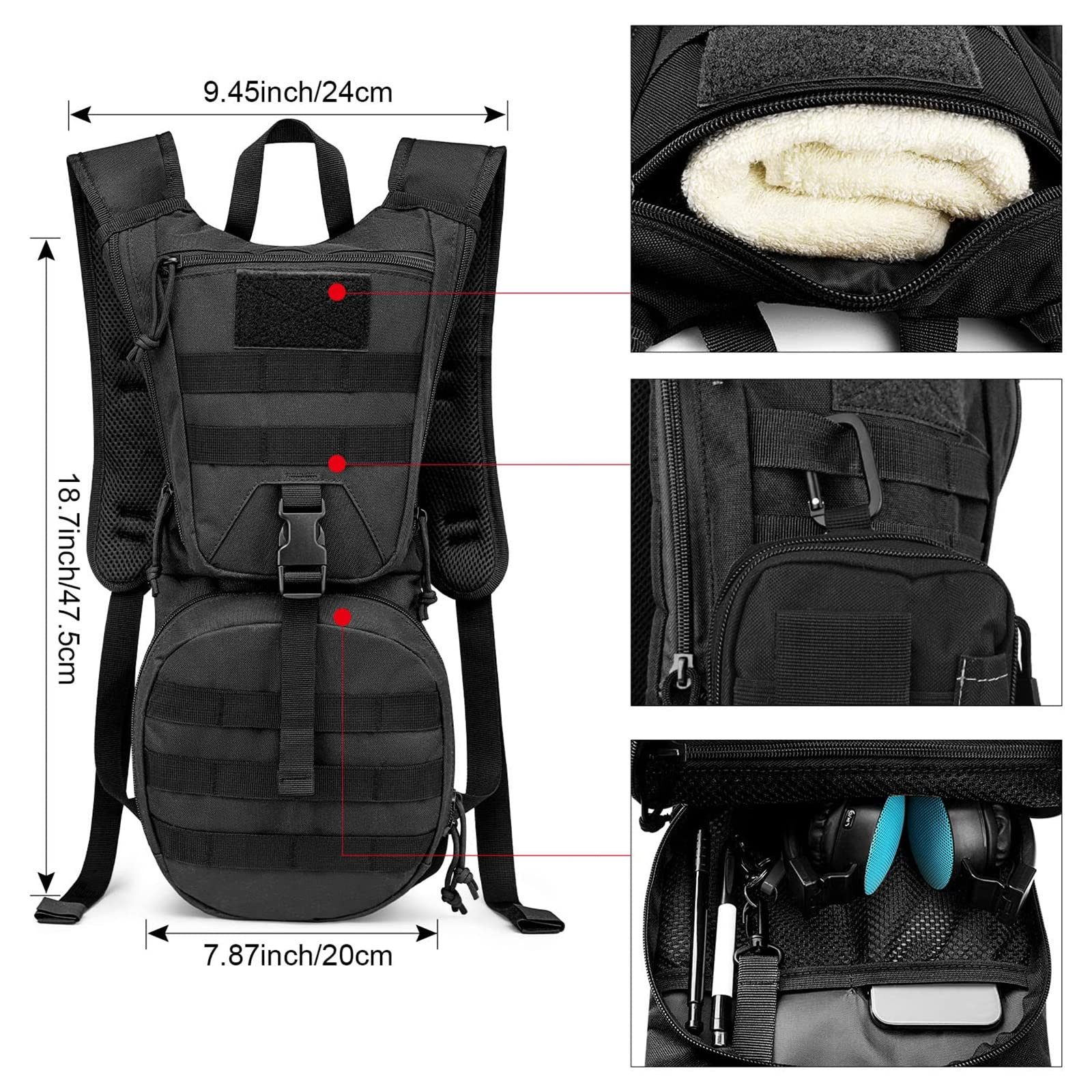 G4Free Rucksack, Militärischer taktischer Trinkrucksack