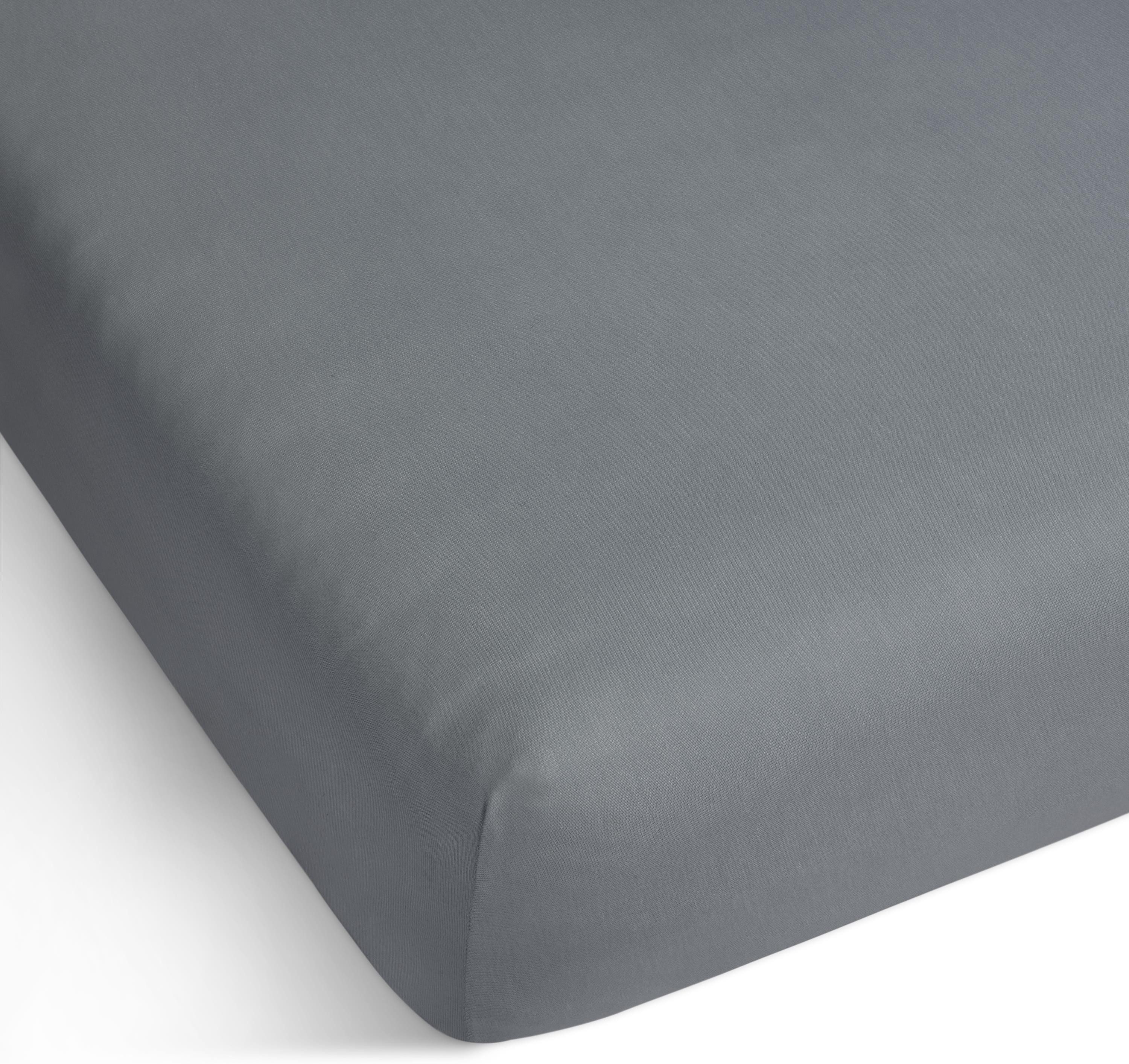 Aspero Spannbettlaken Spannbetttuch, Interlock, Gummizug: rundum, günstig online kaufen