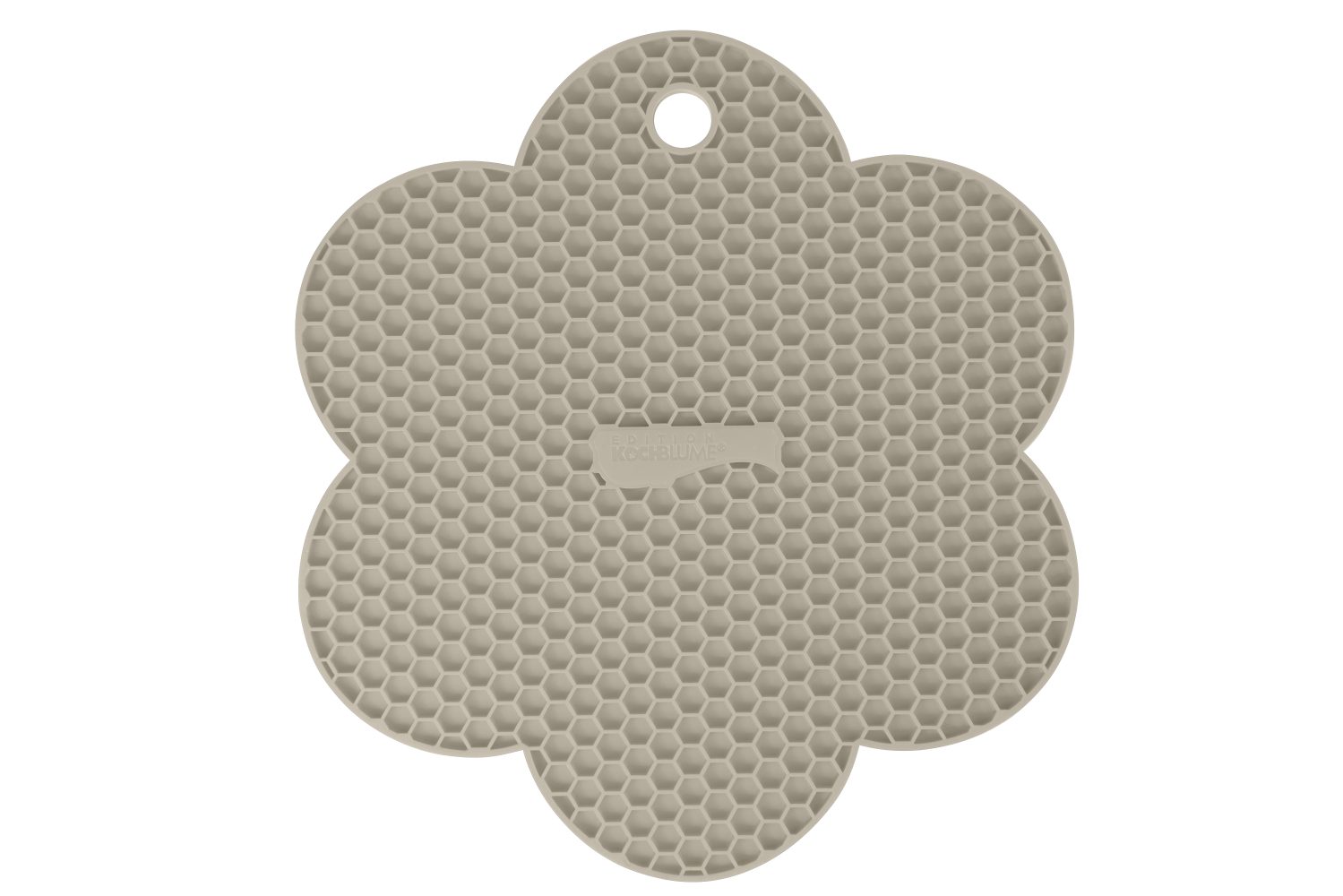 Kochblume Topflappen Waben-Untersetzer Blume Taupe günstig online kaufen