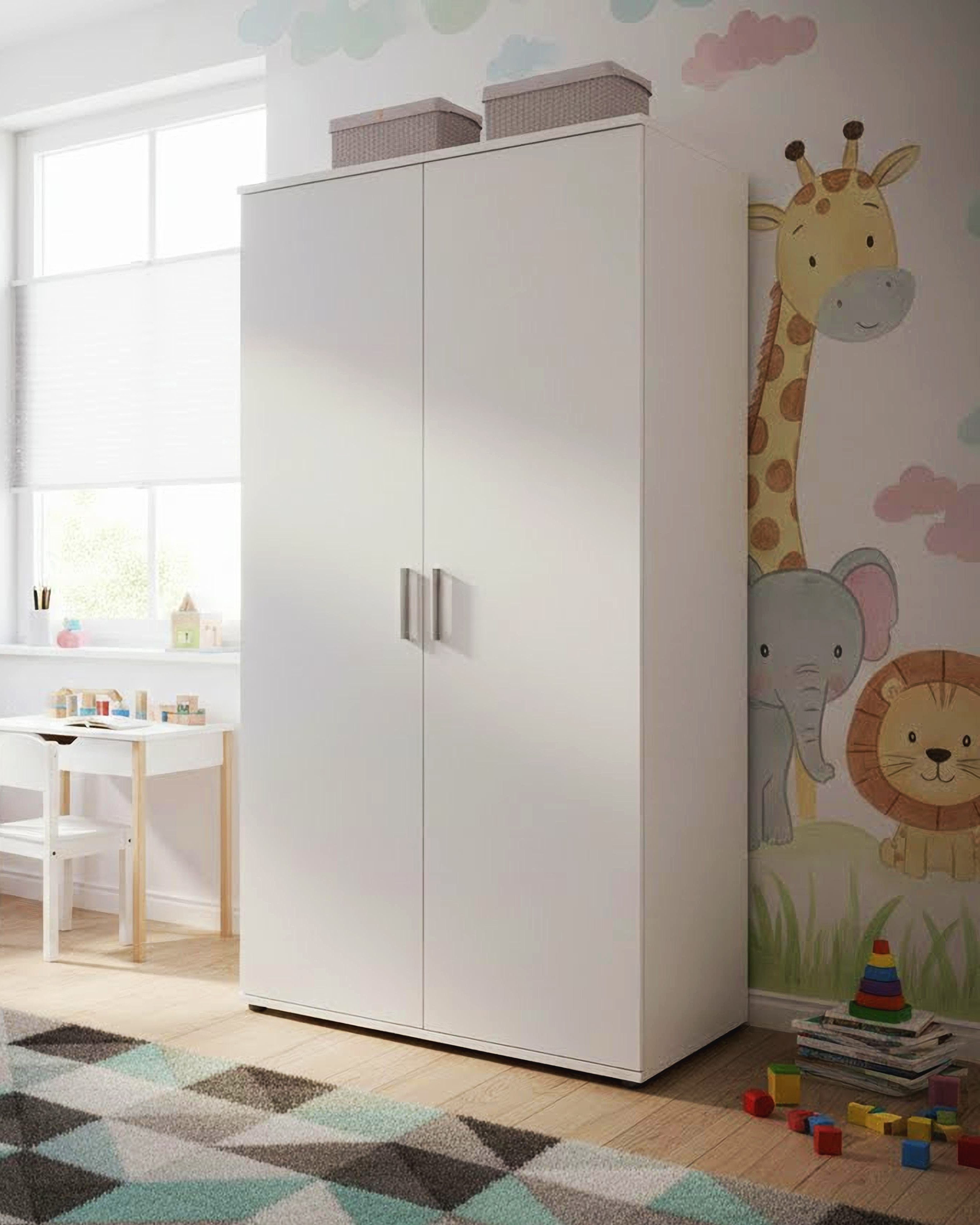 Begabino Drehtürenschrank Bibo in 2 Breiten