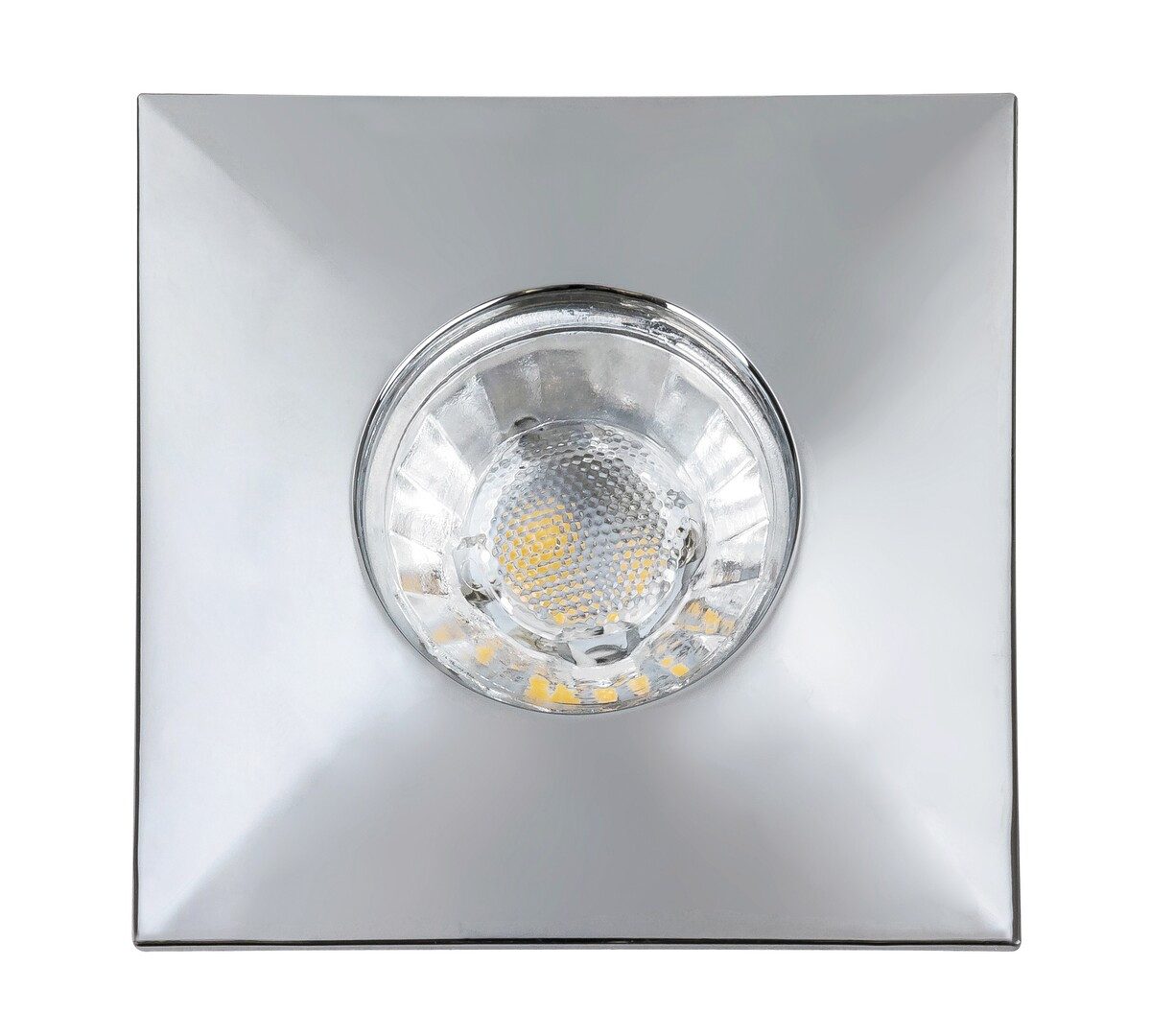 Rabalux LED Deckenspots "Randy" Kunststoff, silber, 4W, warmweiß, 350lm, L78mm, wassergeschützt, warmweiß