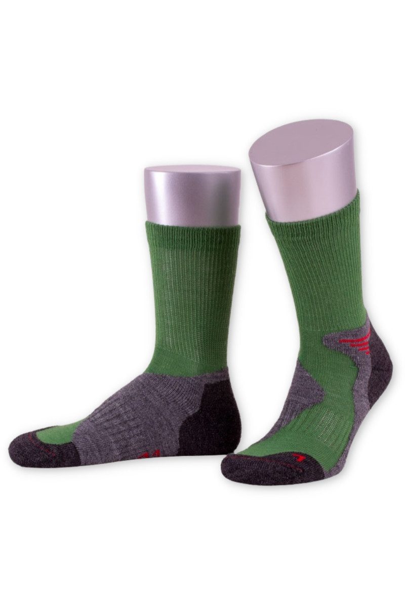 Trachtensocken Wandersocken - OUTDOOR II - anthrazit, smaragd