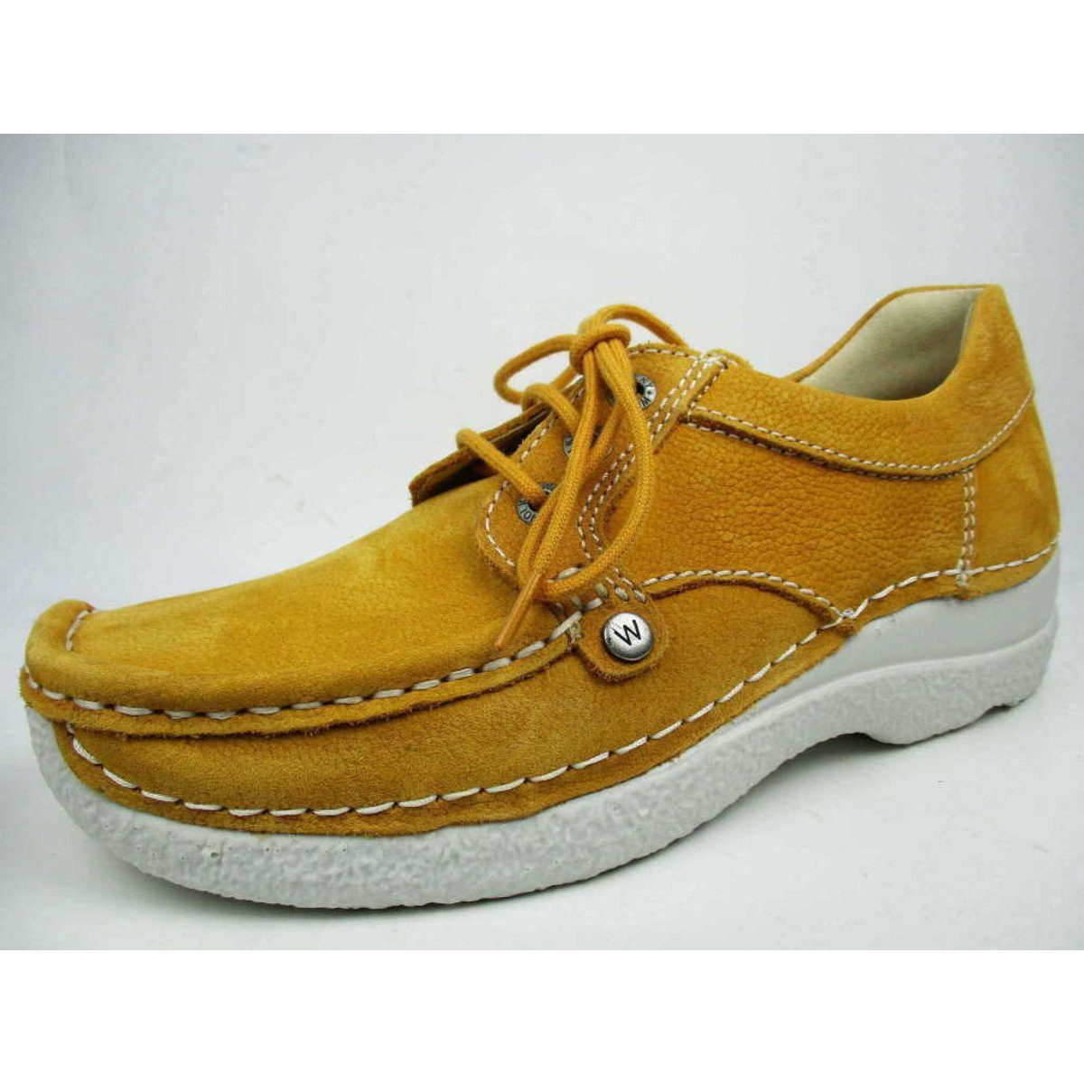 WOLKY orange Schnürschuh (1-tlg)