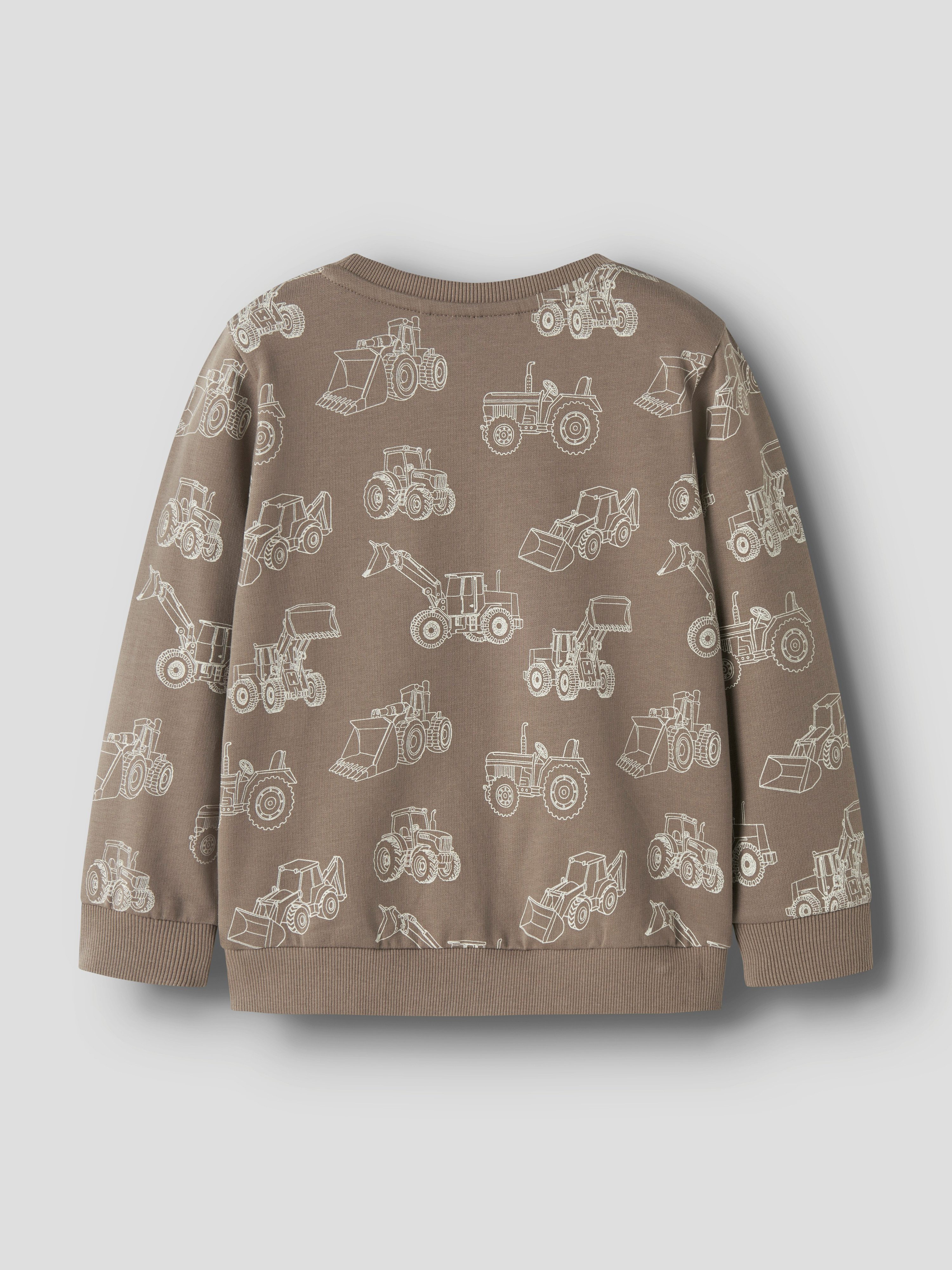 Name It Sweatshirt NMMVARON für Jungen mit Alloverprint und Rippbündchen bedruckt, casual, regular fit, Baumwolle, Rundhals