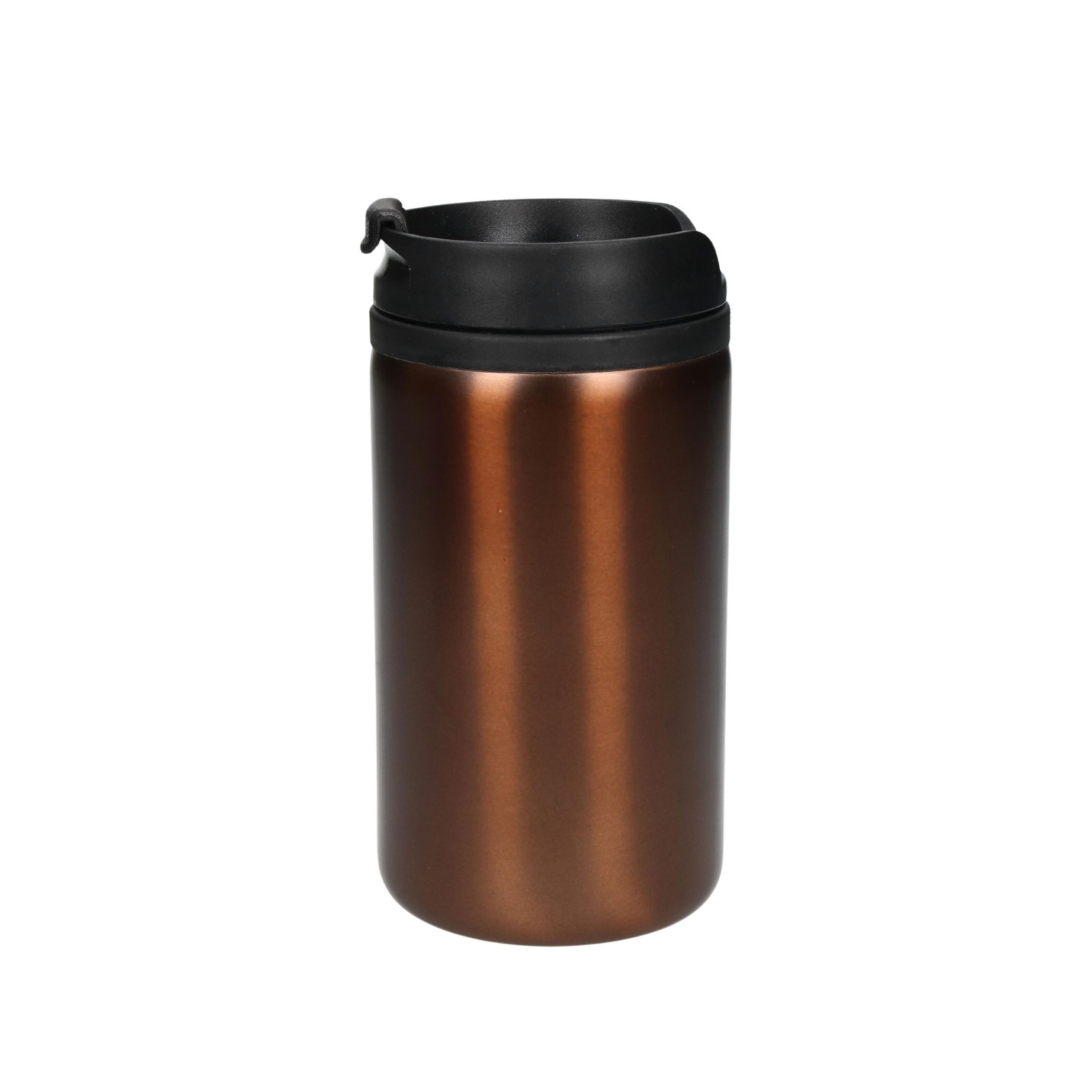 elasto Thermobecher 250 ml Edelstahlbecher doppelwandig isolierter Kaffeebecher, Coffee mug, Travel mug, Becher mit Deckel, Trinkbecher, Becher