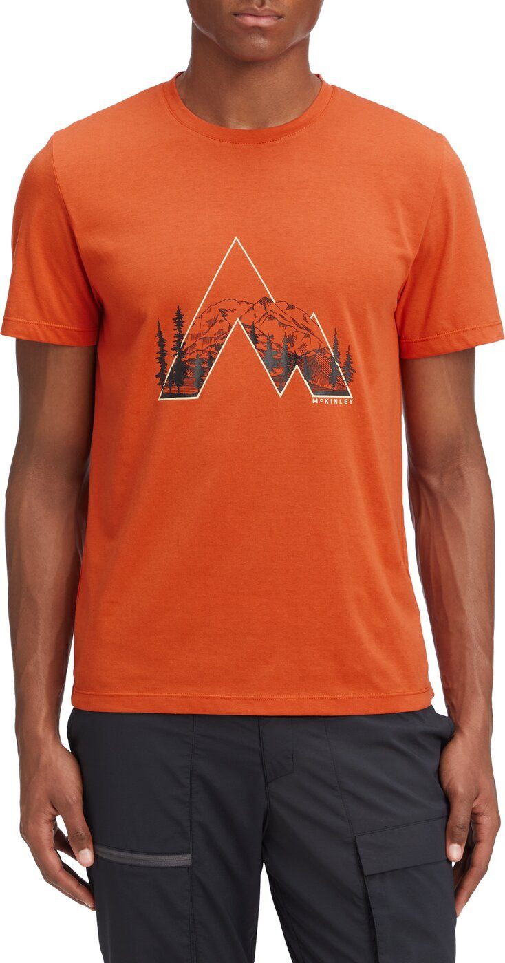 McKINLEY T-Shirt He.-T-Shirt Nata II M RED RUST
