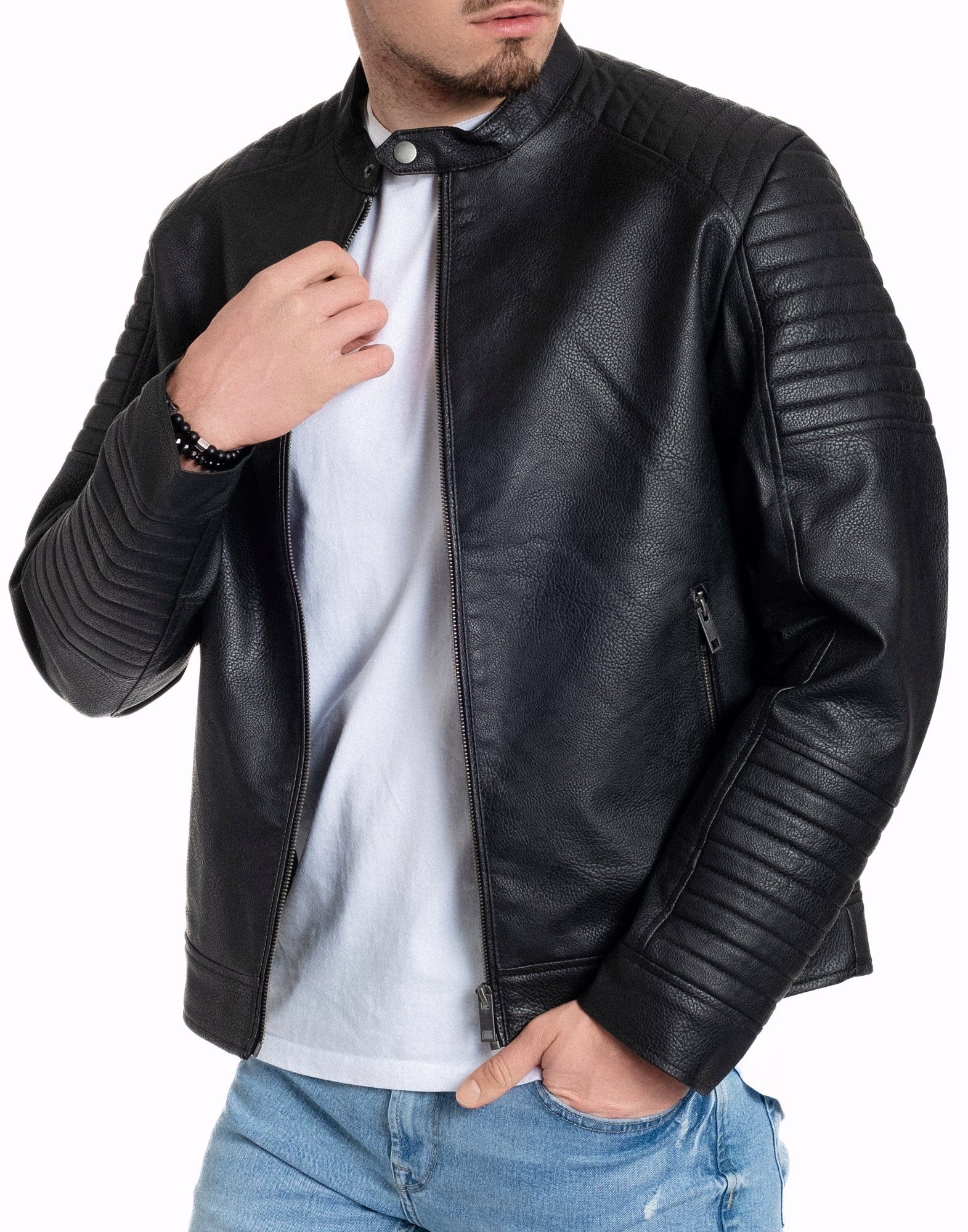 Jack & Jones Bikerjacke Tate PU günstig online kaufen