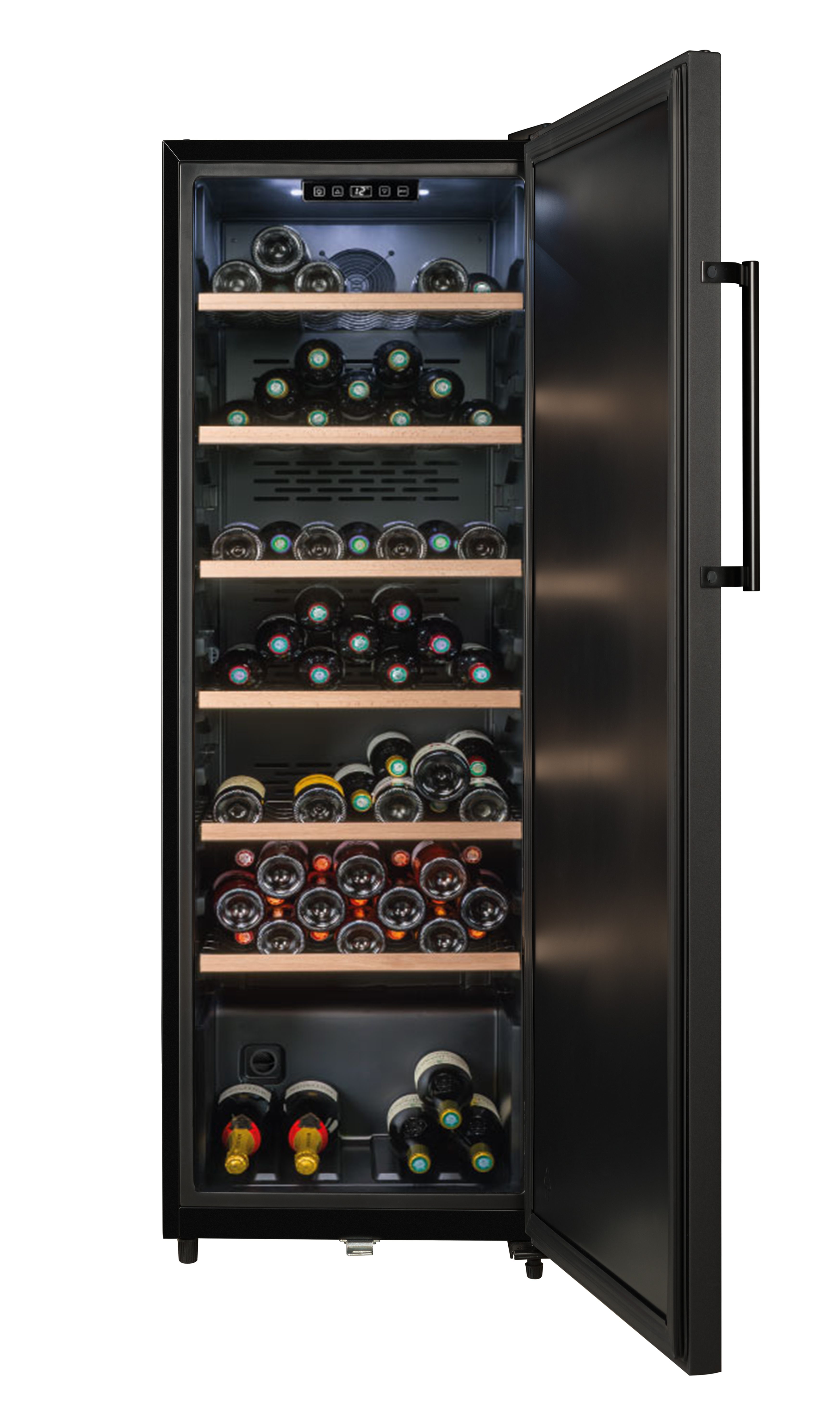 La Sommelière Weinkühlschrank CTPNE147E, für 147 Standardflaschen á 0,75l,Aktivkohlefilter, LED Beleuchtung, Winterfunktion