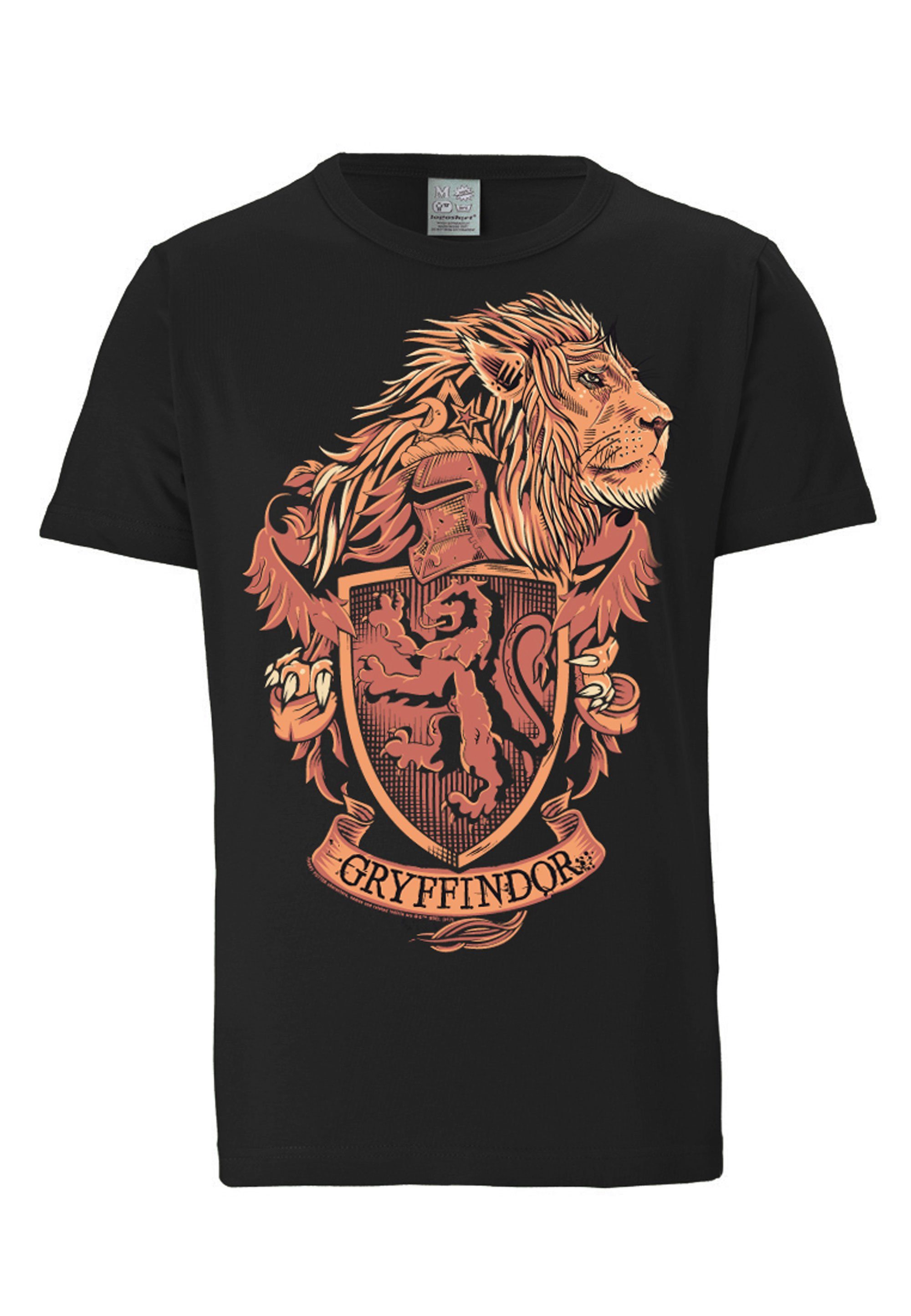 Print Potter T-Shirt - Gryffindor Harry mit lizenziertem LOGOSHIRT